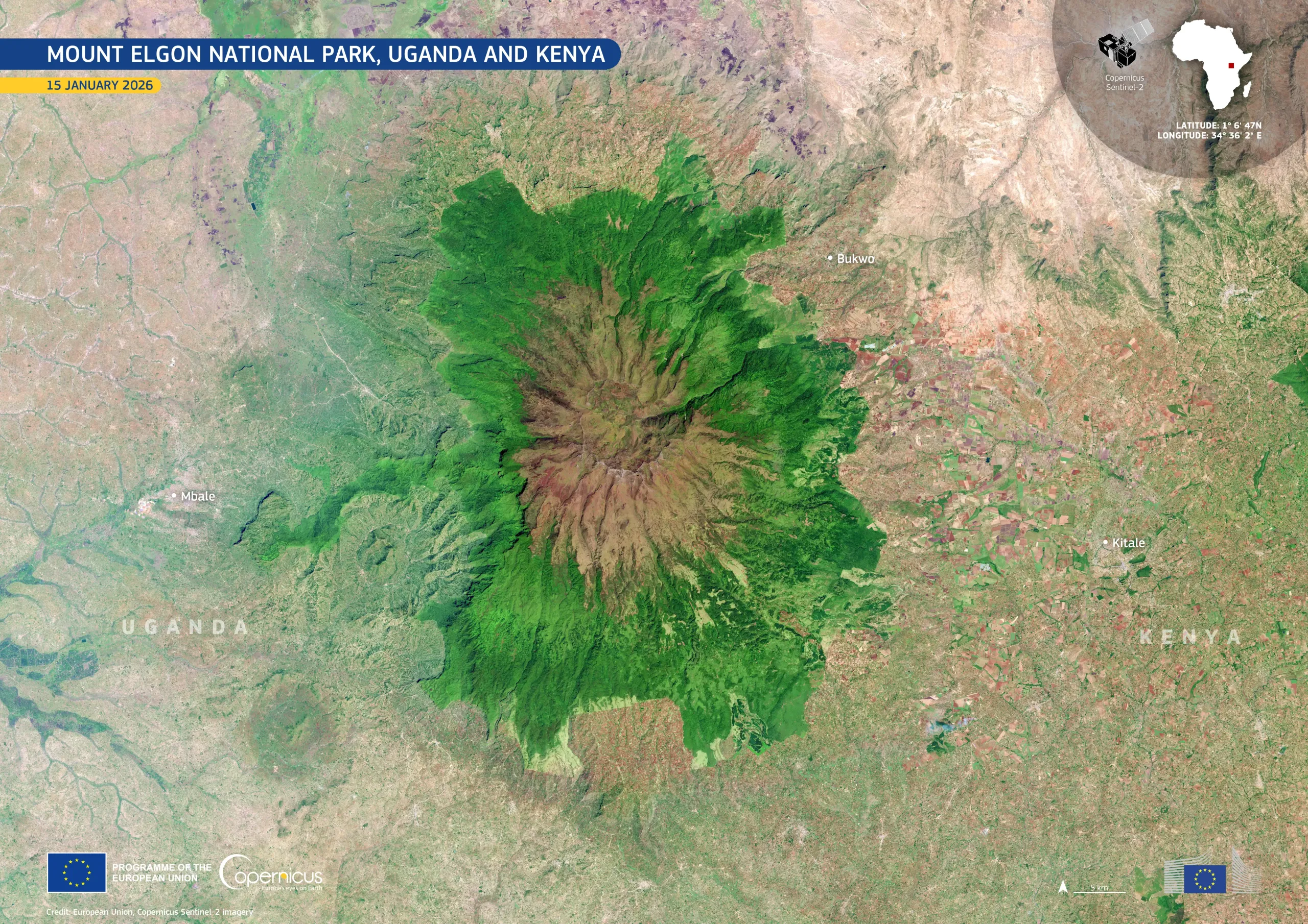 Mount Elgon National Park, Uganda and Kenya