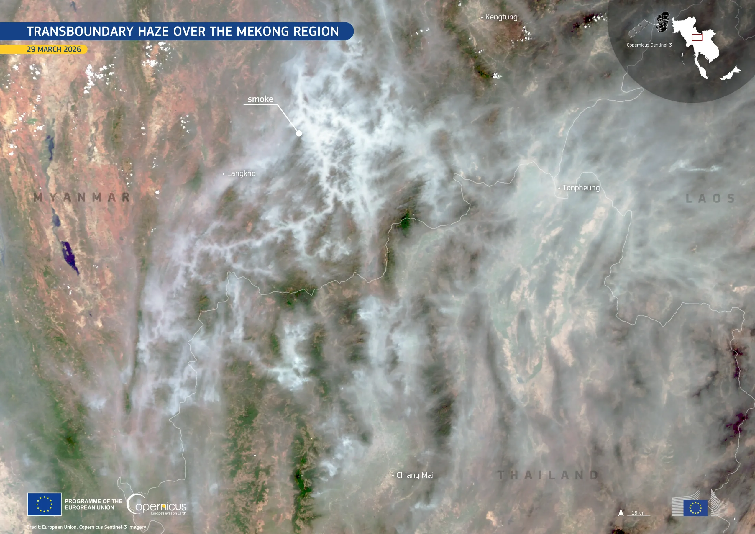 Transboundary haze over the Mekong Region