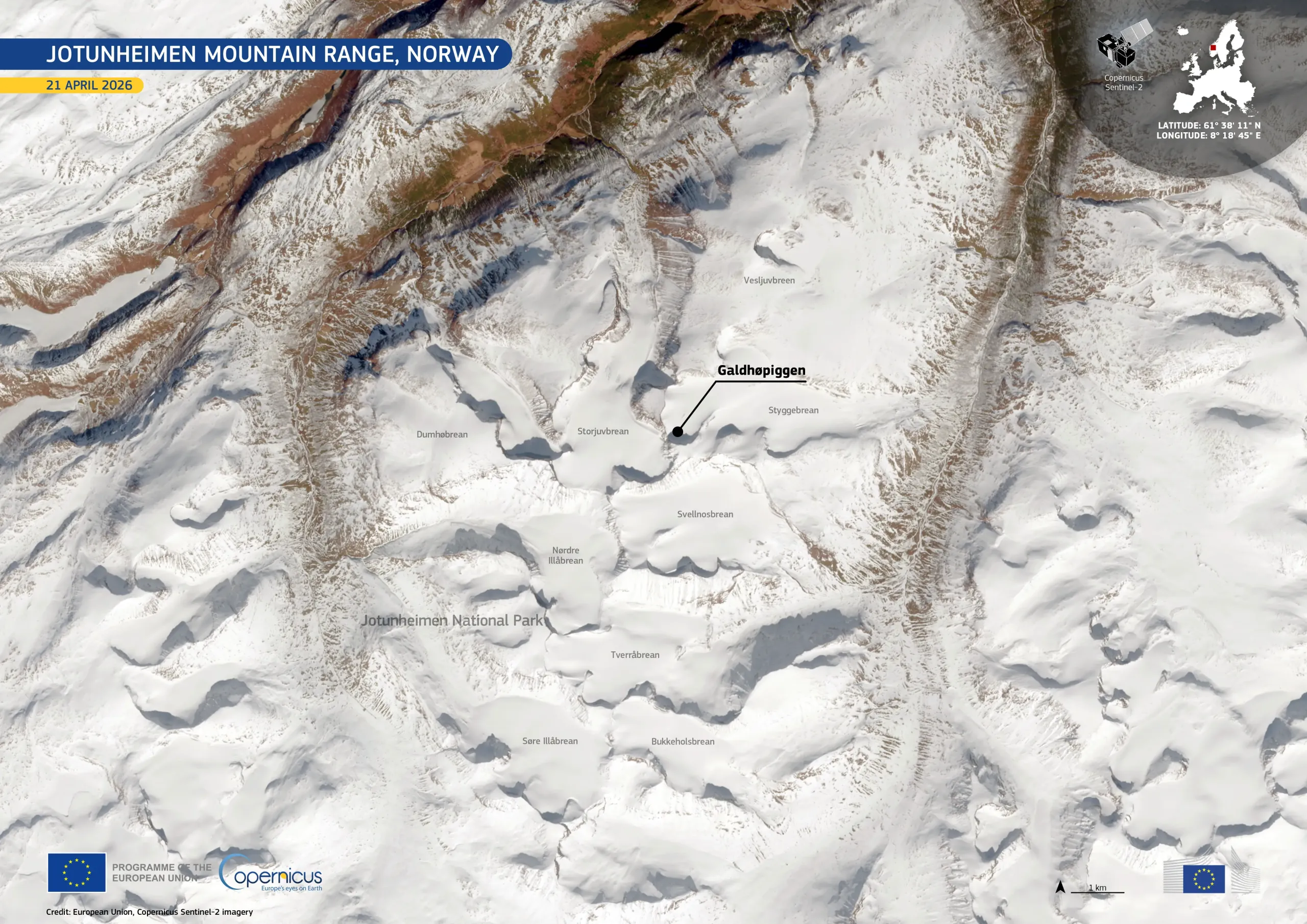 Jotunheimen mountain range, Norway