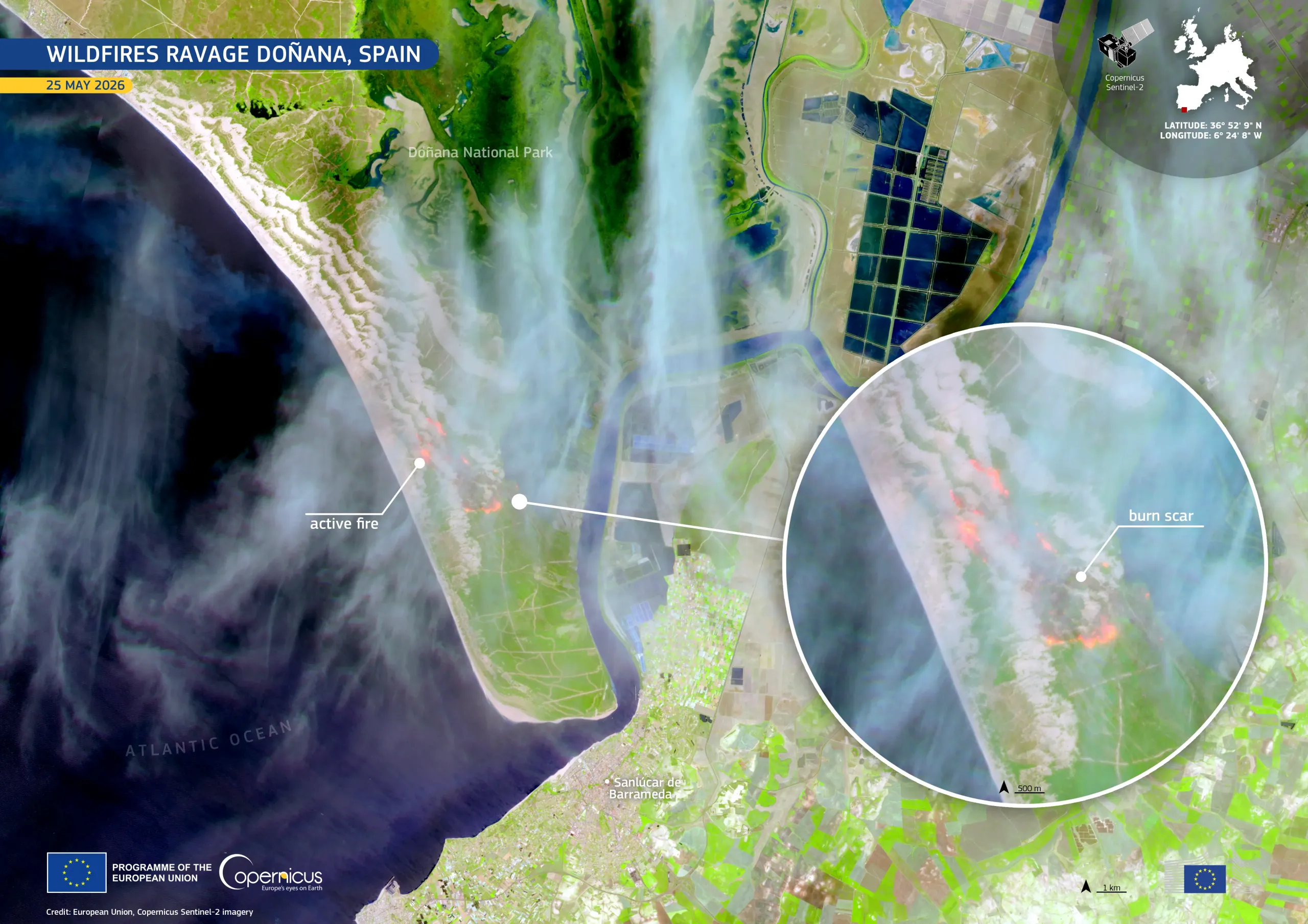 Doñana wildfires