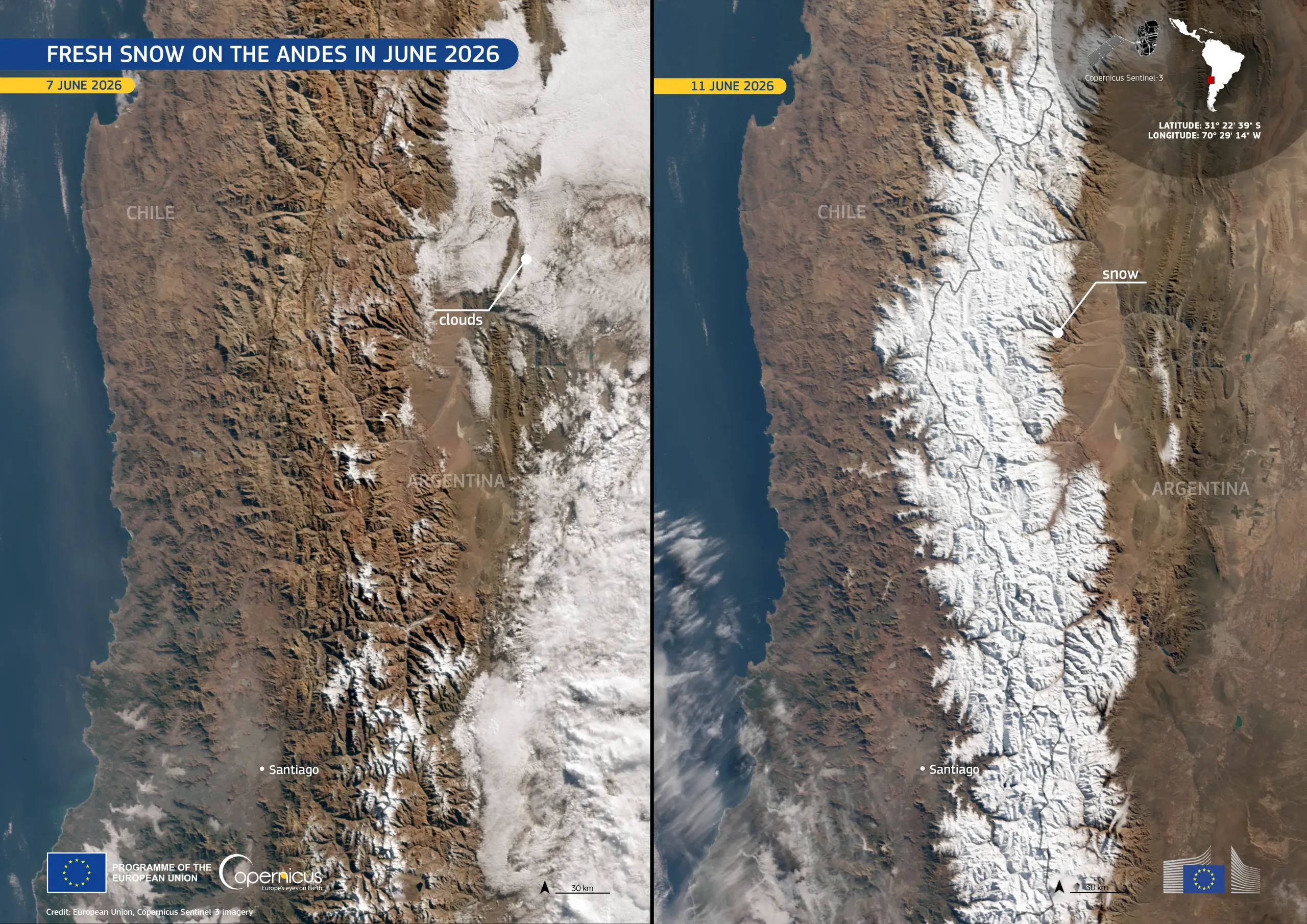 Andes snow