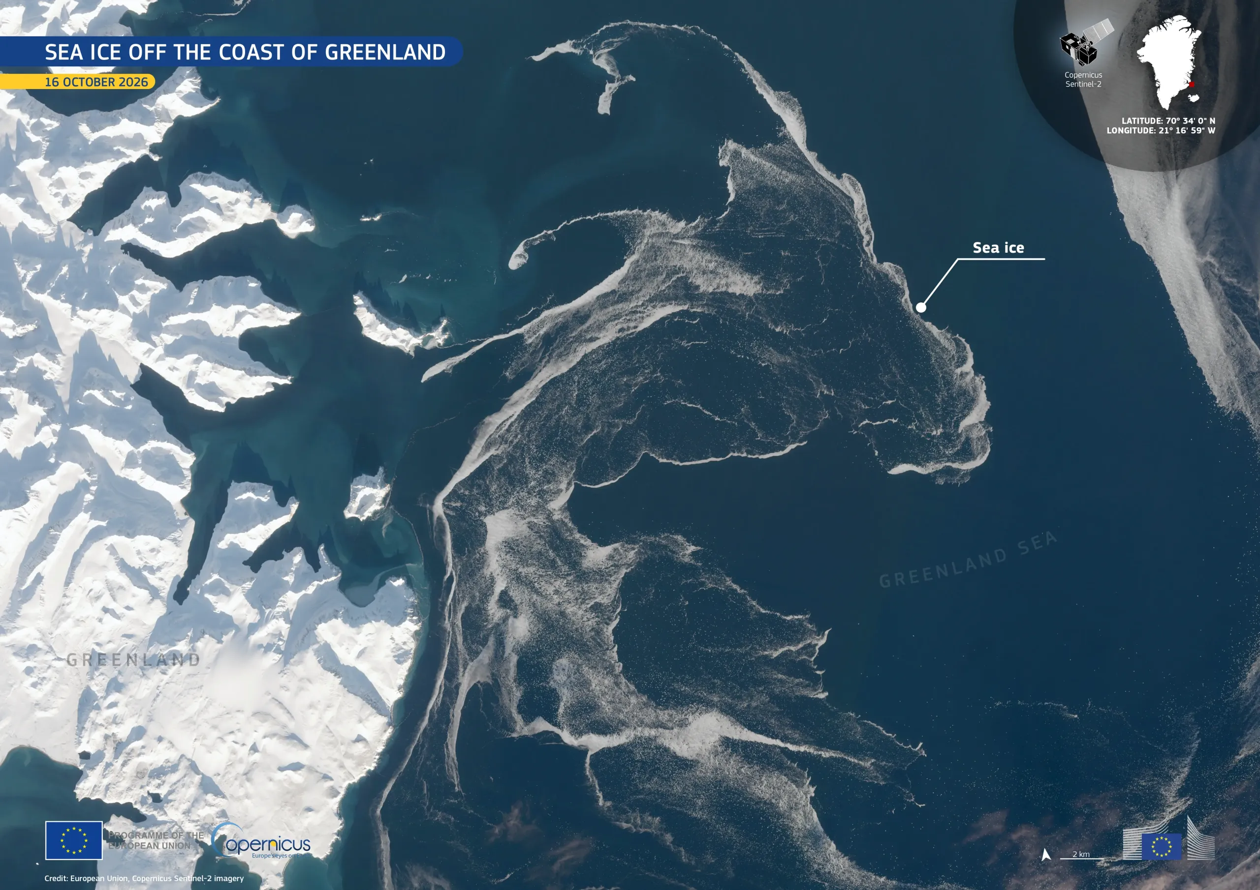 Greenland sea ice