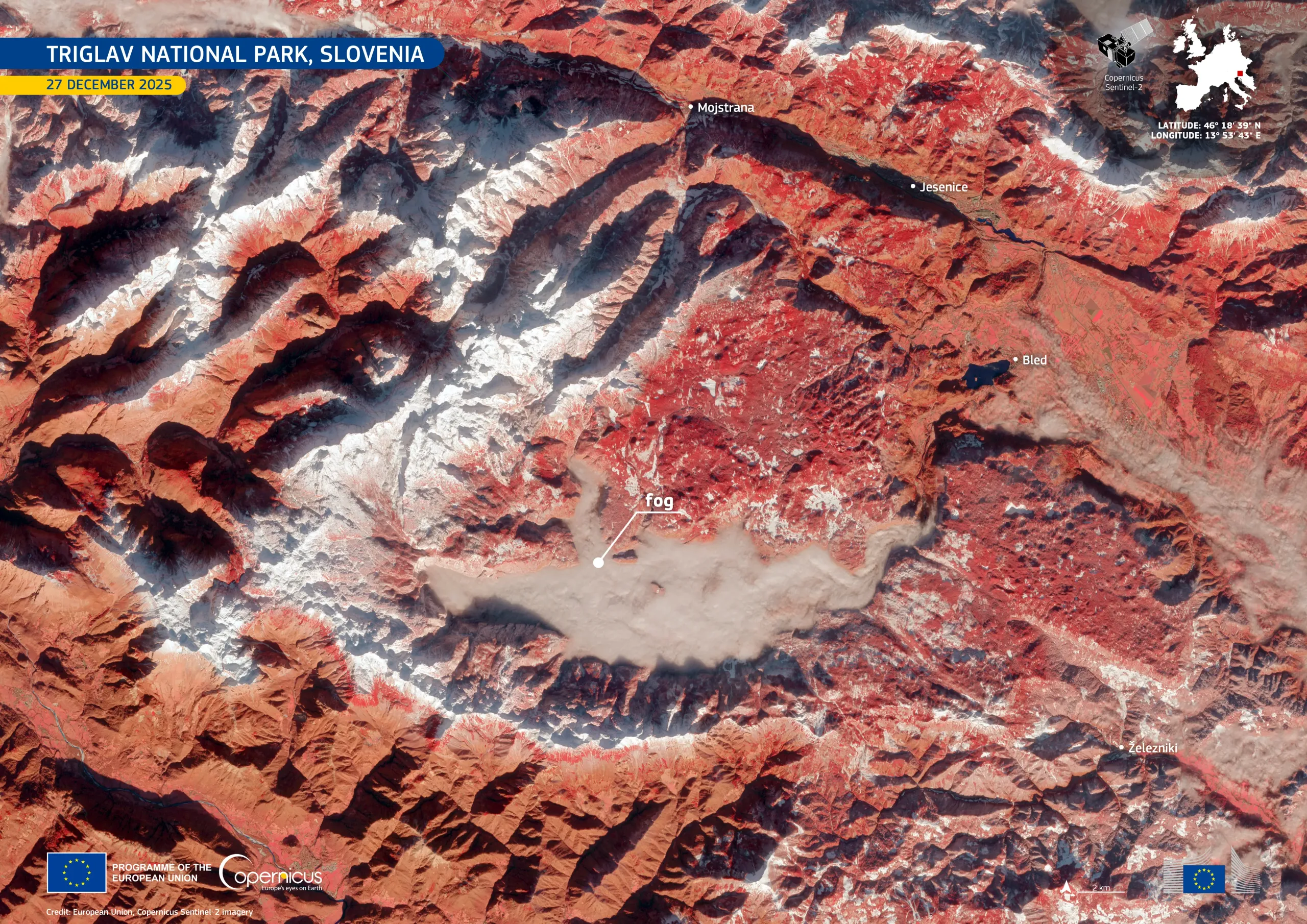 Winter in Triglav National Park, Slovenia