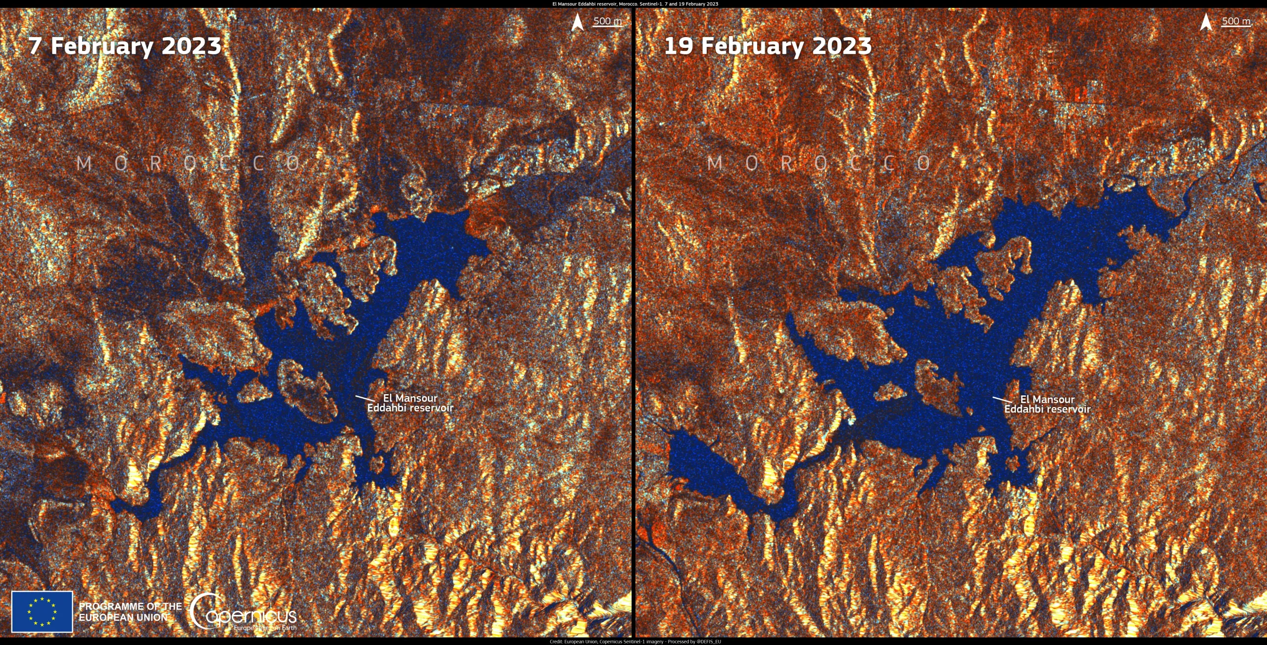 Severe weather affecting the Ouarzazate province in Morocco