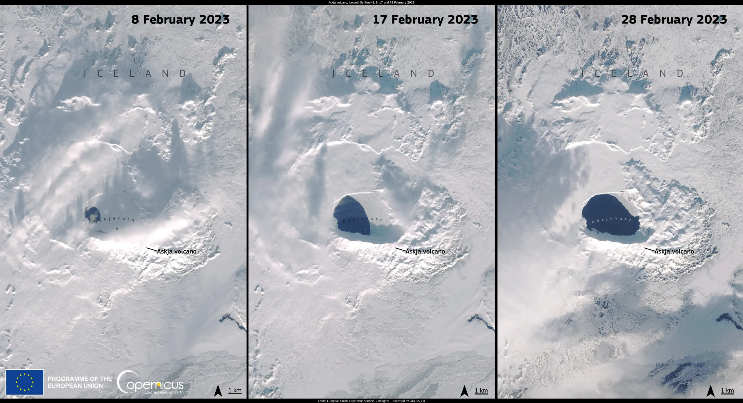 Increased geothermal activity of the Askja volcano
