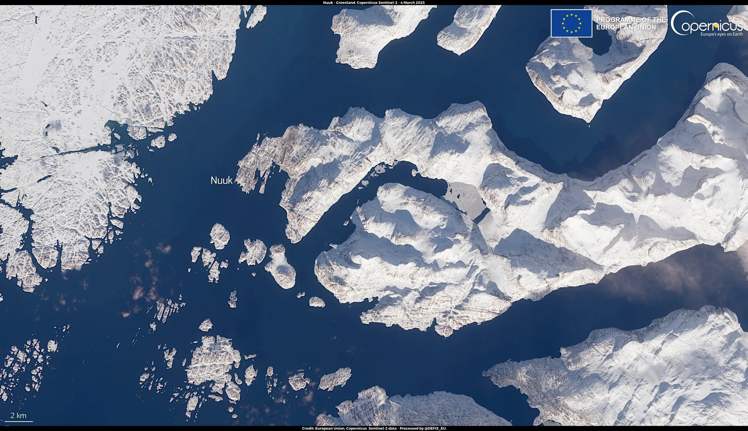 Out of unseasonal, high temperatures in Greenland