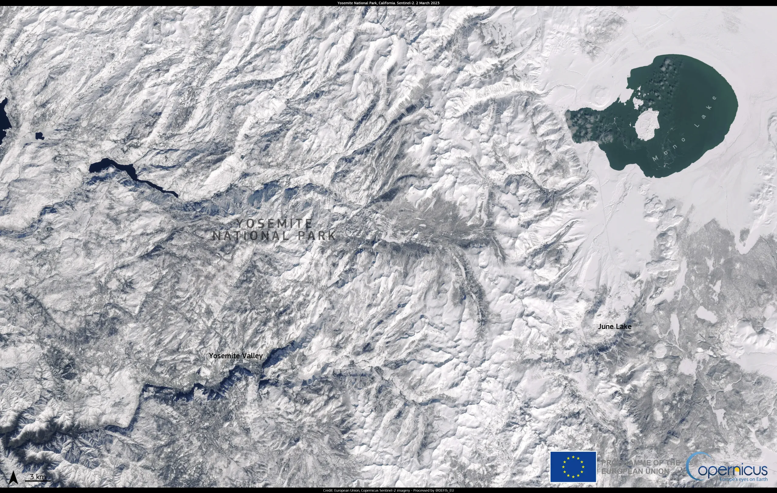Intense winter storms in California