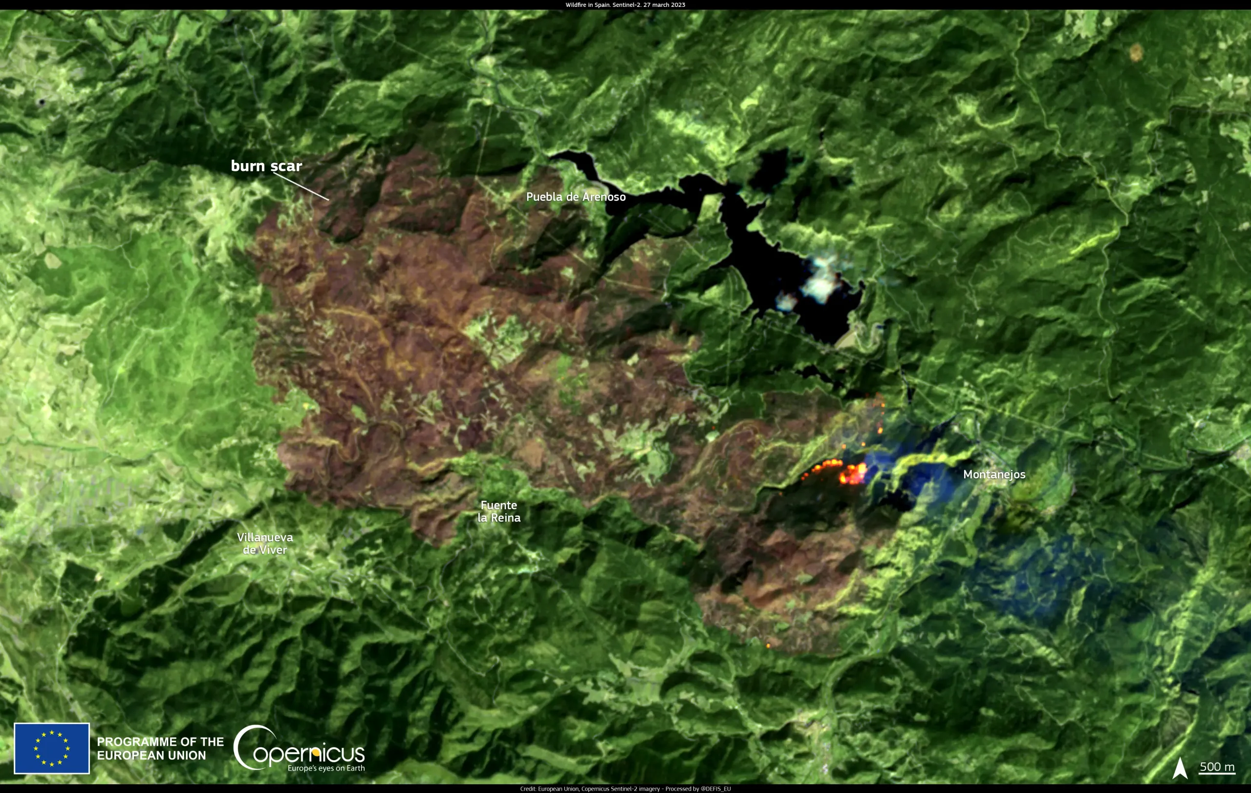 The first major fire of 2023 in Spain