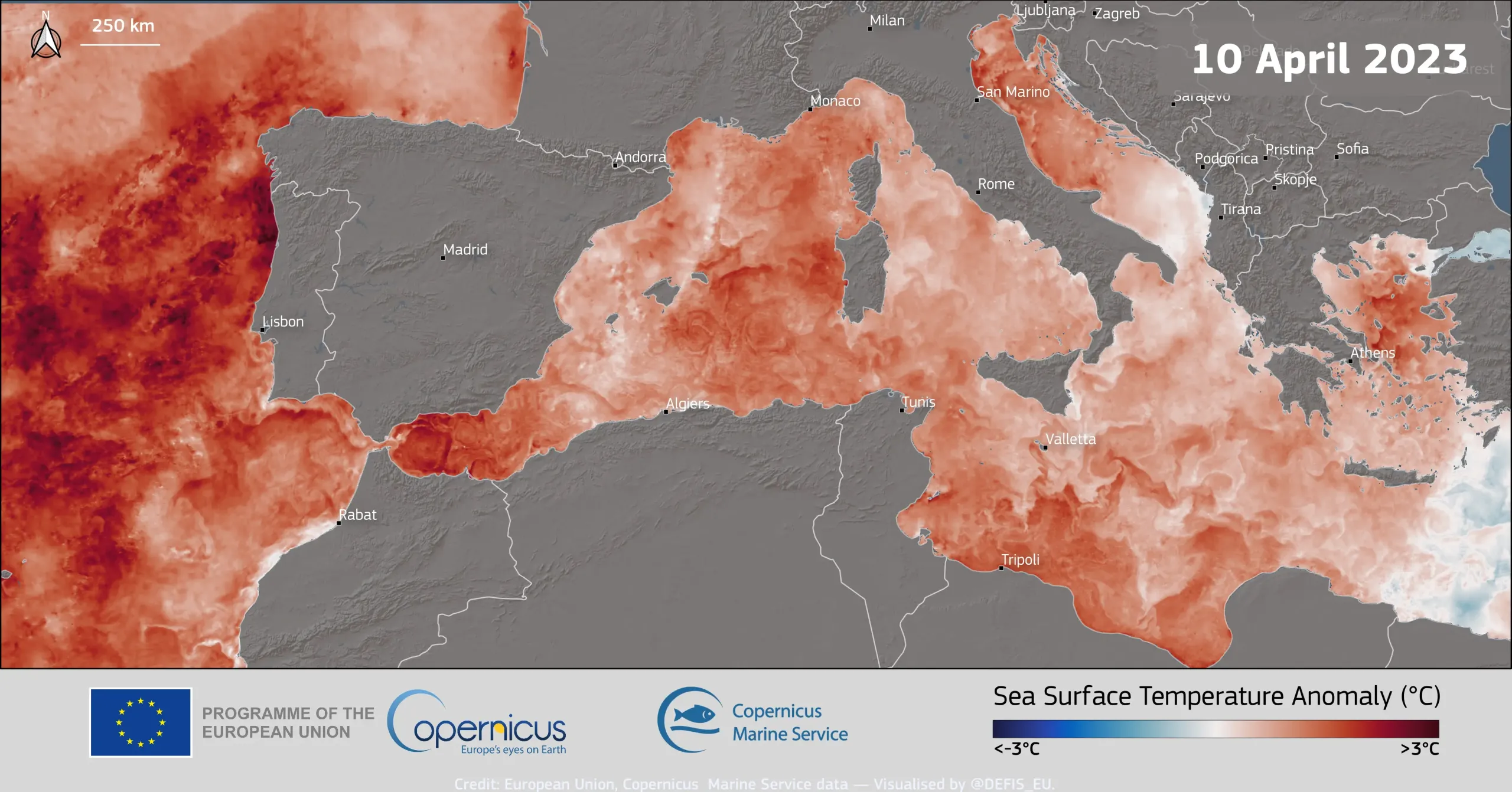 Unprecedented Sea Surface Temperatures of global oceans