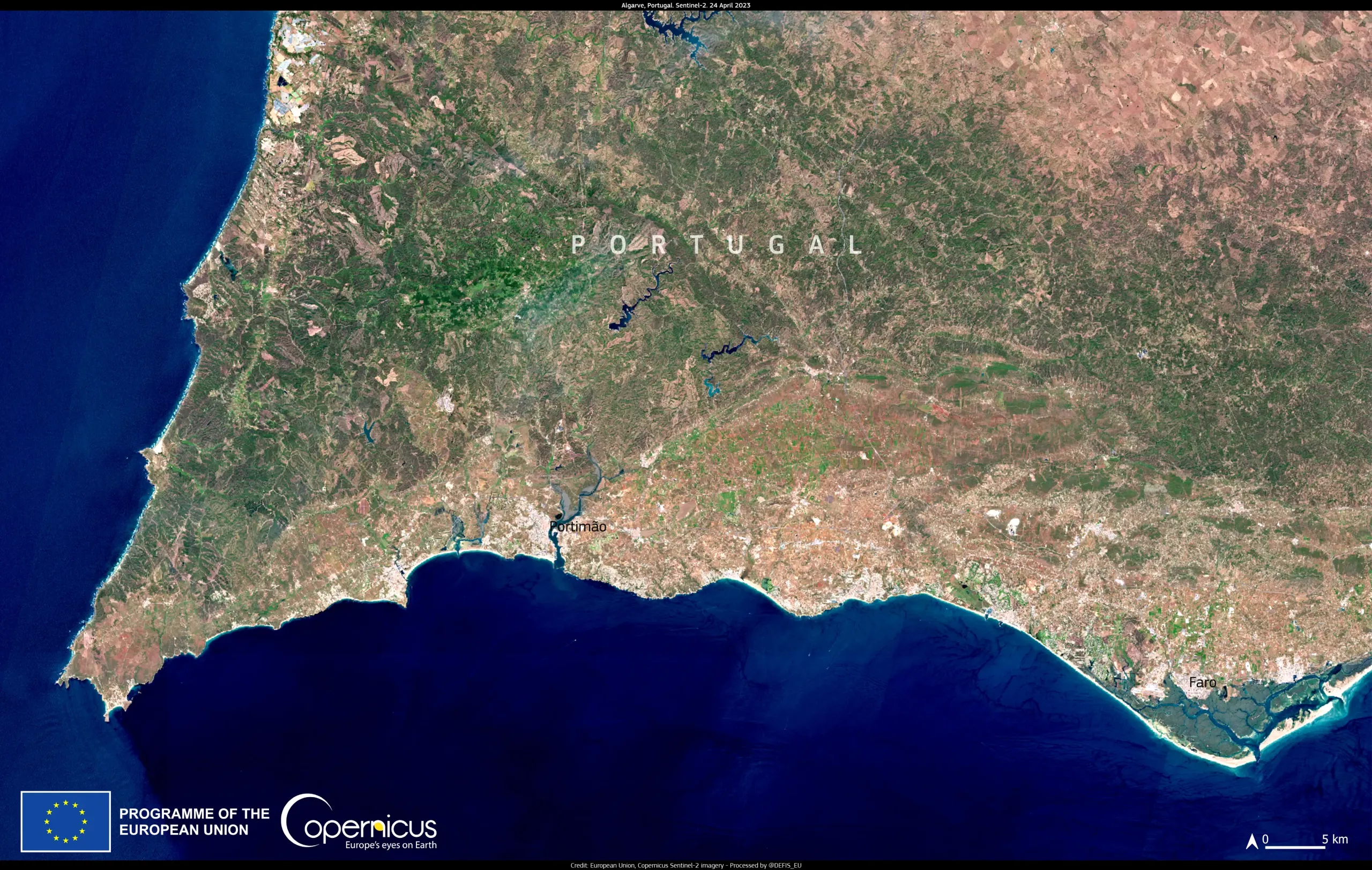 A severe drought is affecting Portugal