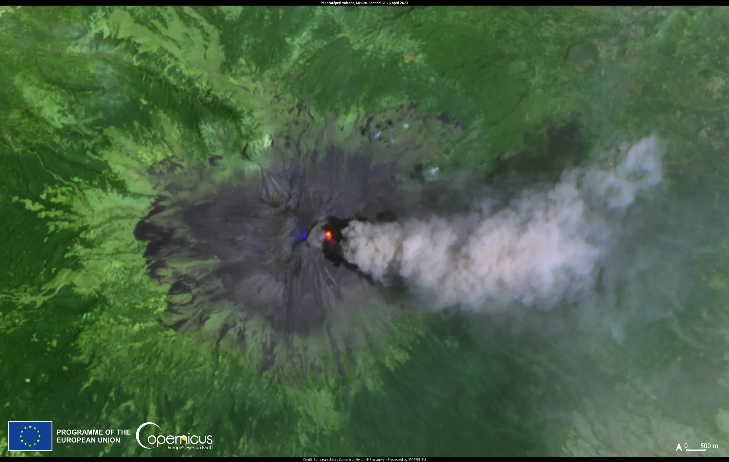 Recent volcanic activity at Mexico’s Popocatépetl volcano