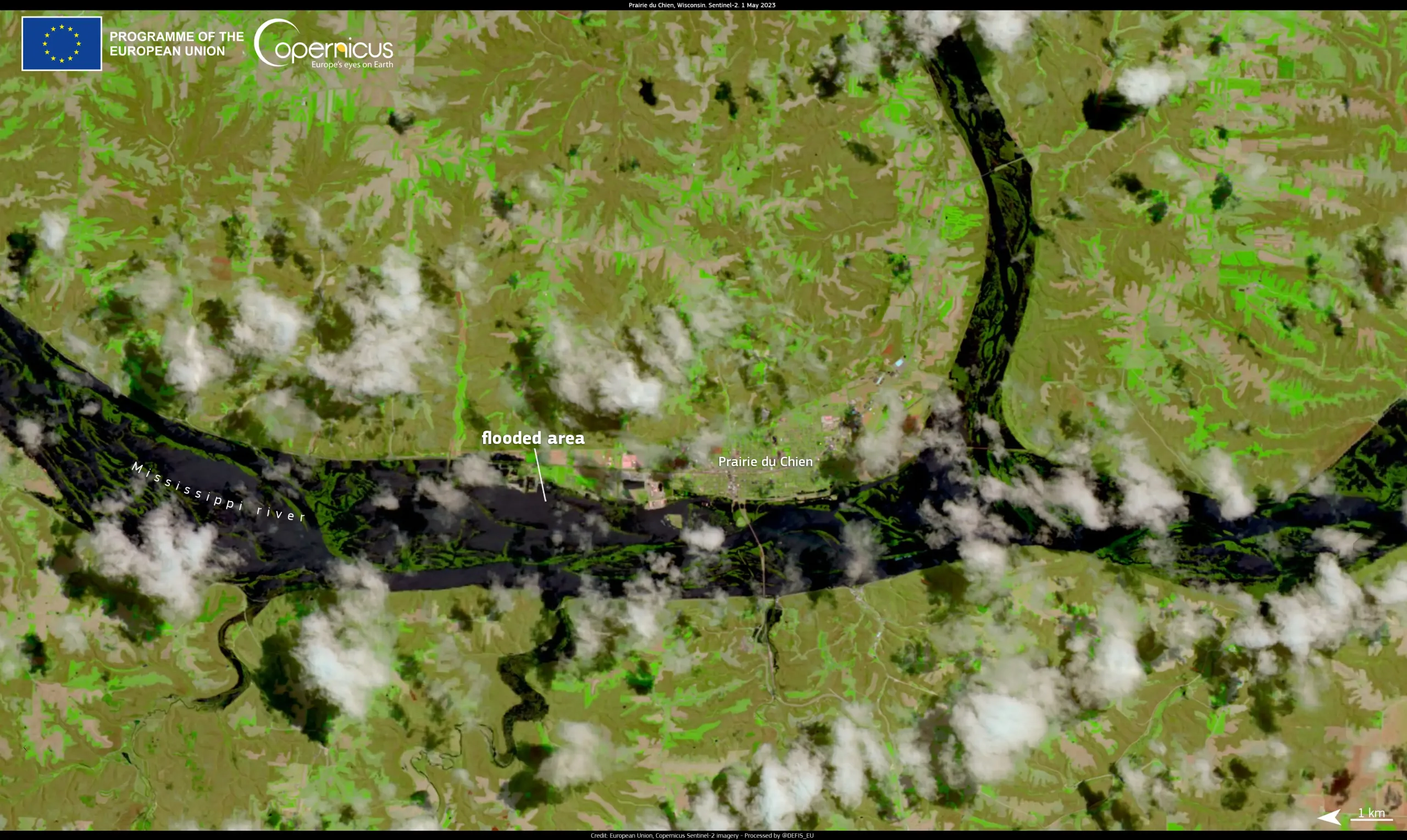 Spring floods in North America