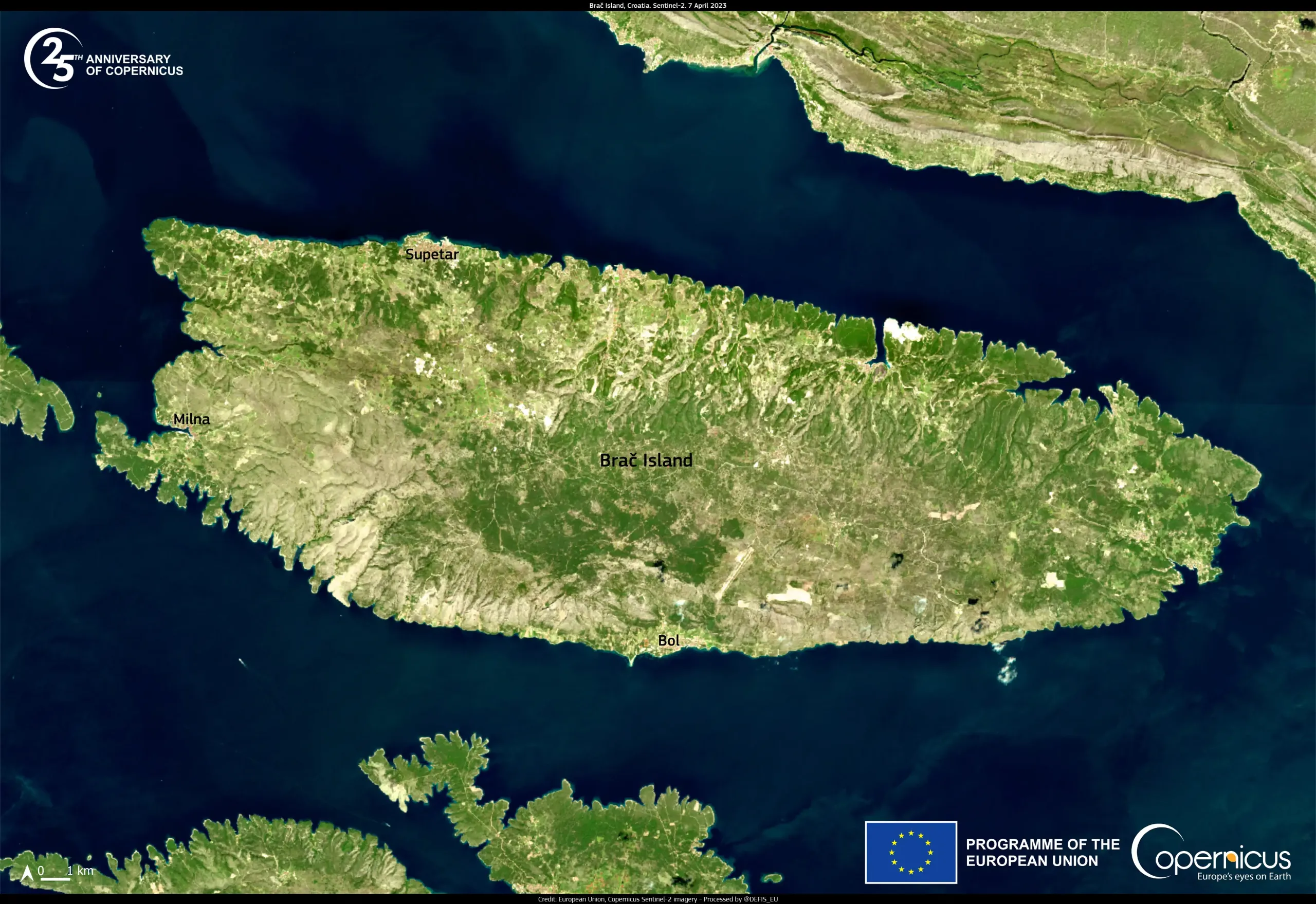 The Island of Brač in Croatia