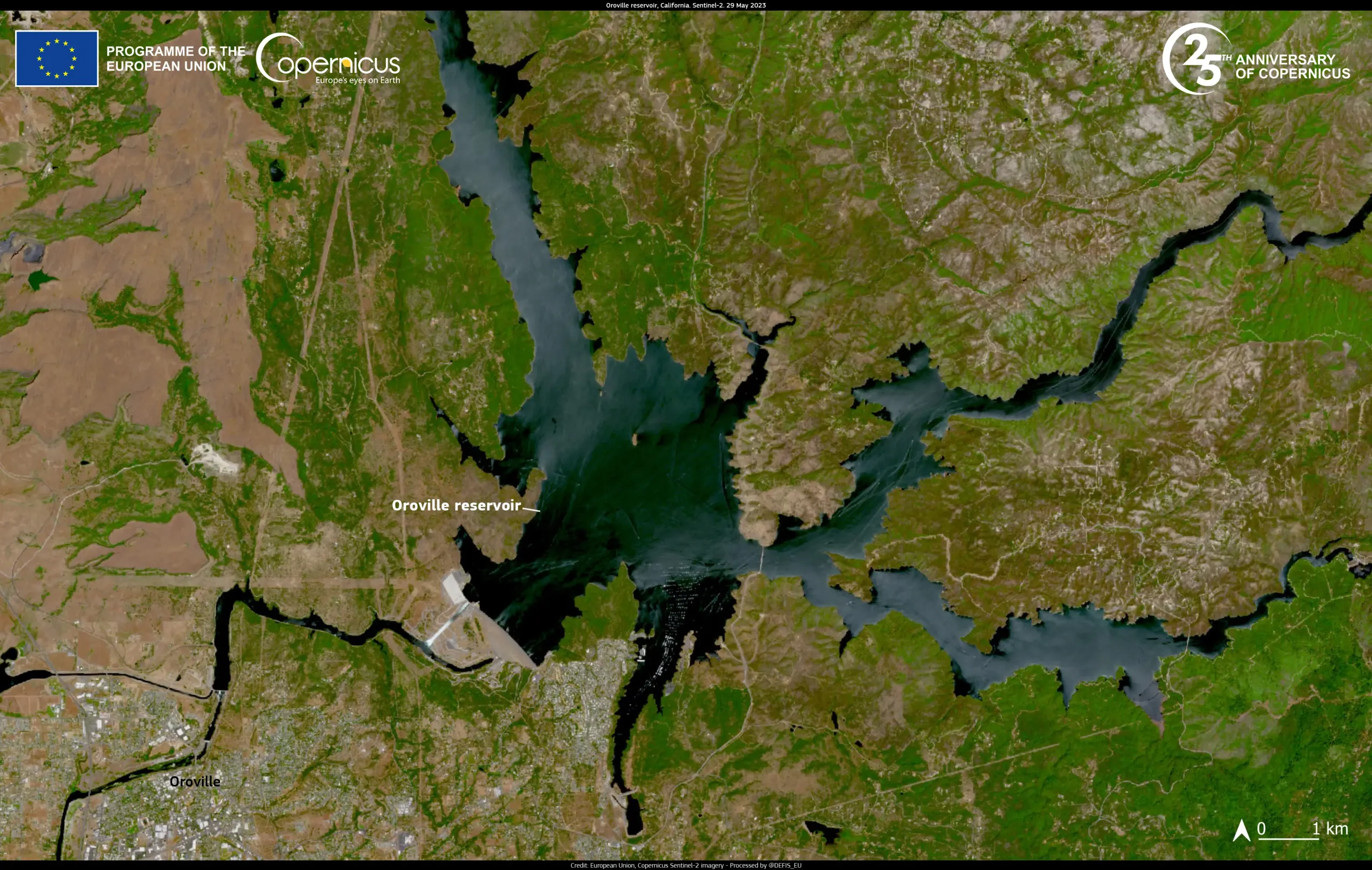 California’s Oroville Reservoir replenishes after drought