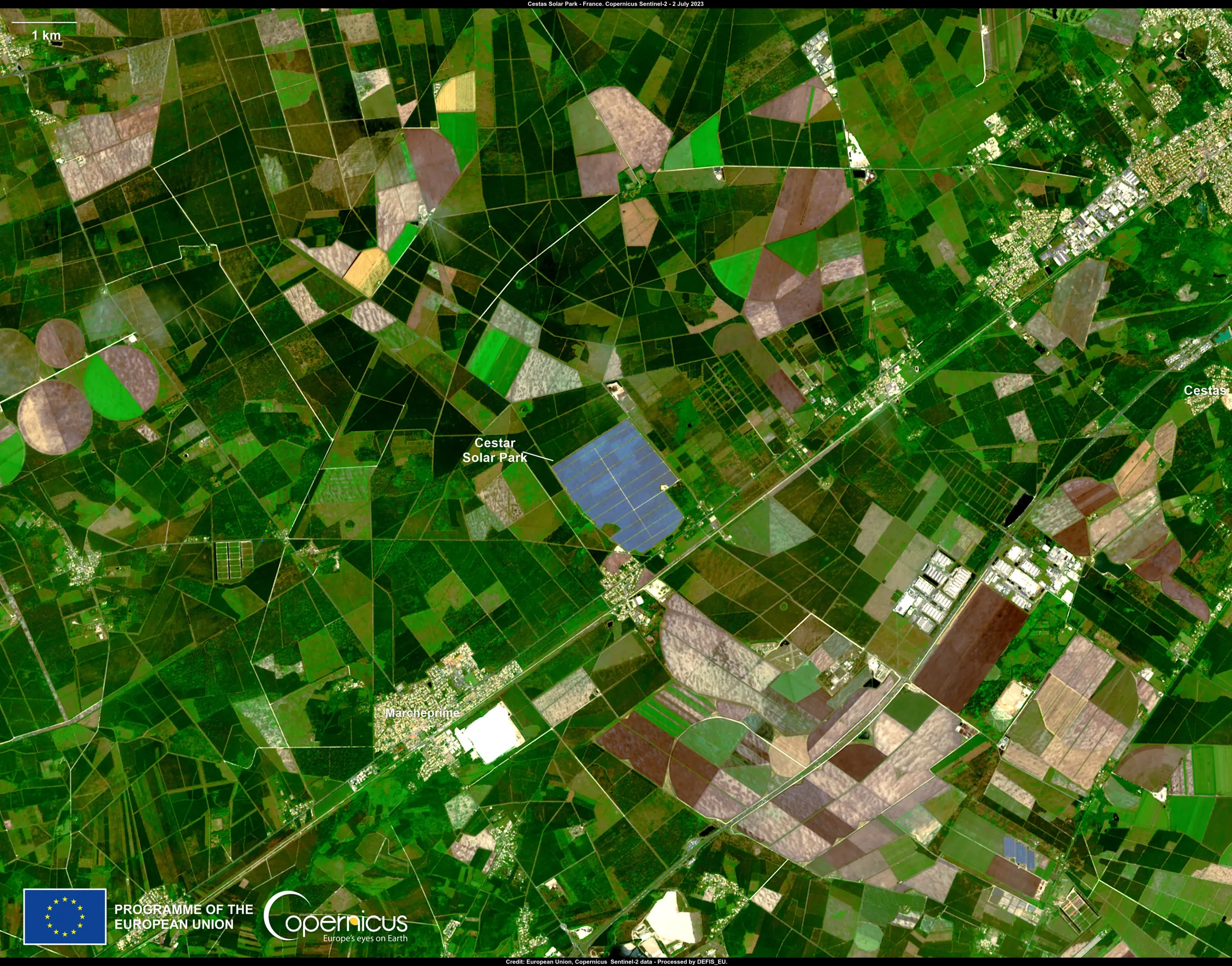 Cestas Solar Park, France