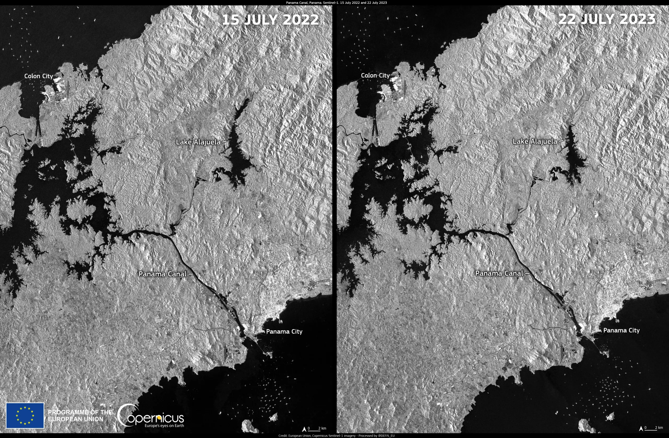 Drought in Panama Canal forces authorities to reduce ship traffic