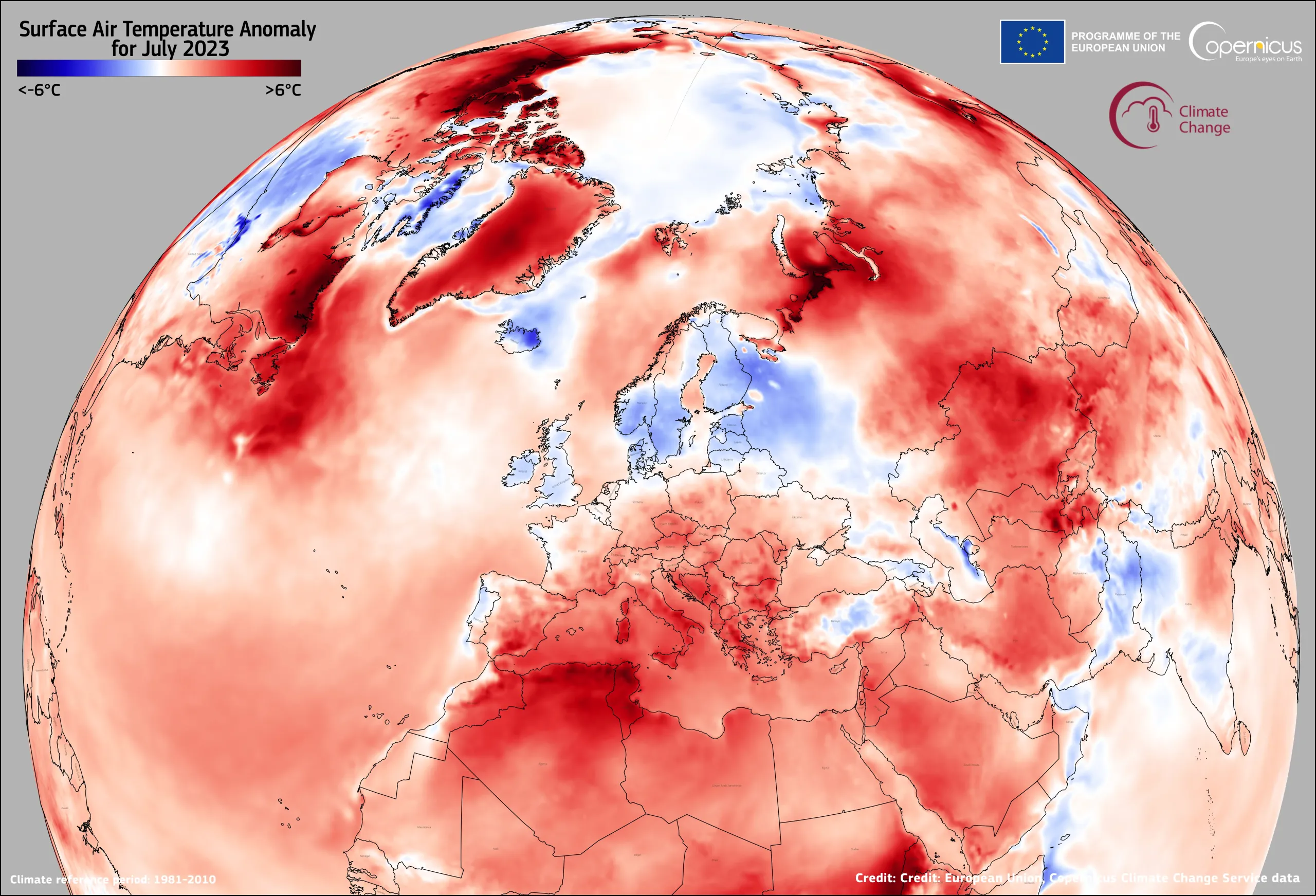 July 2023 was the warmest globally