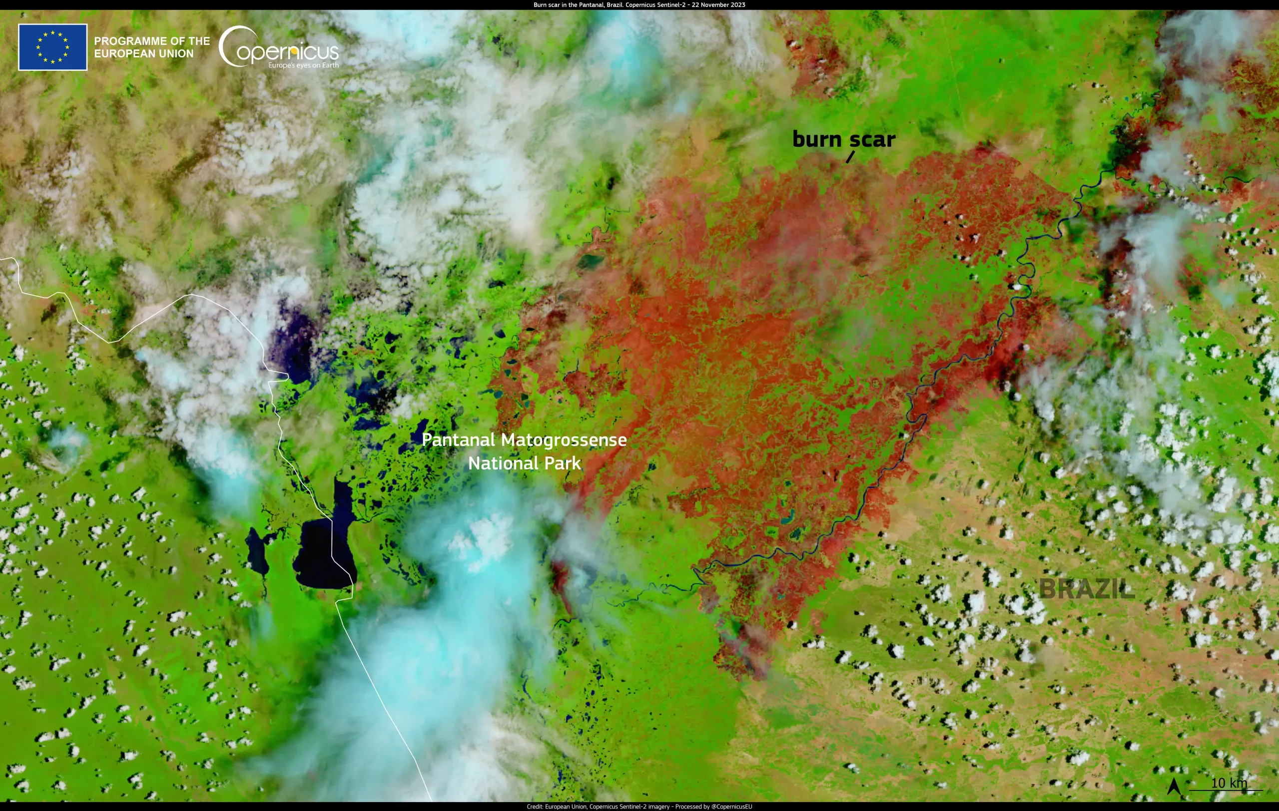 Fires are again affecting the Pantanal
