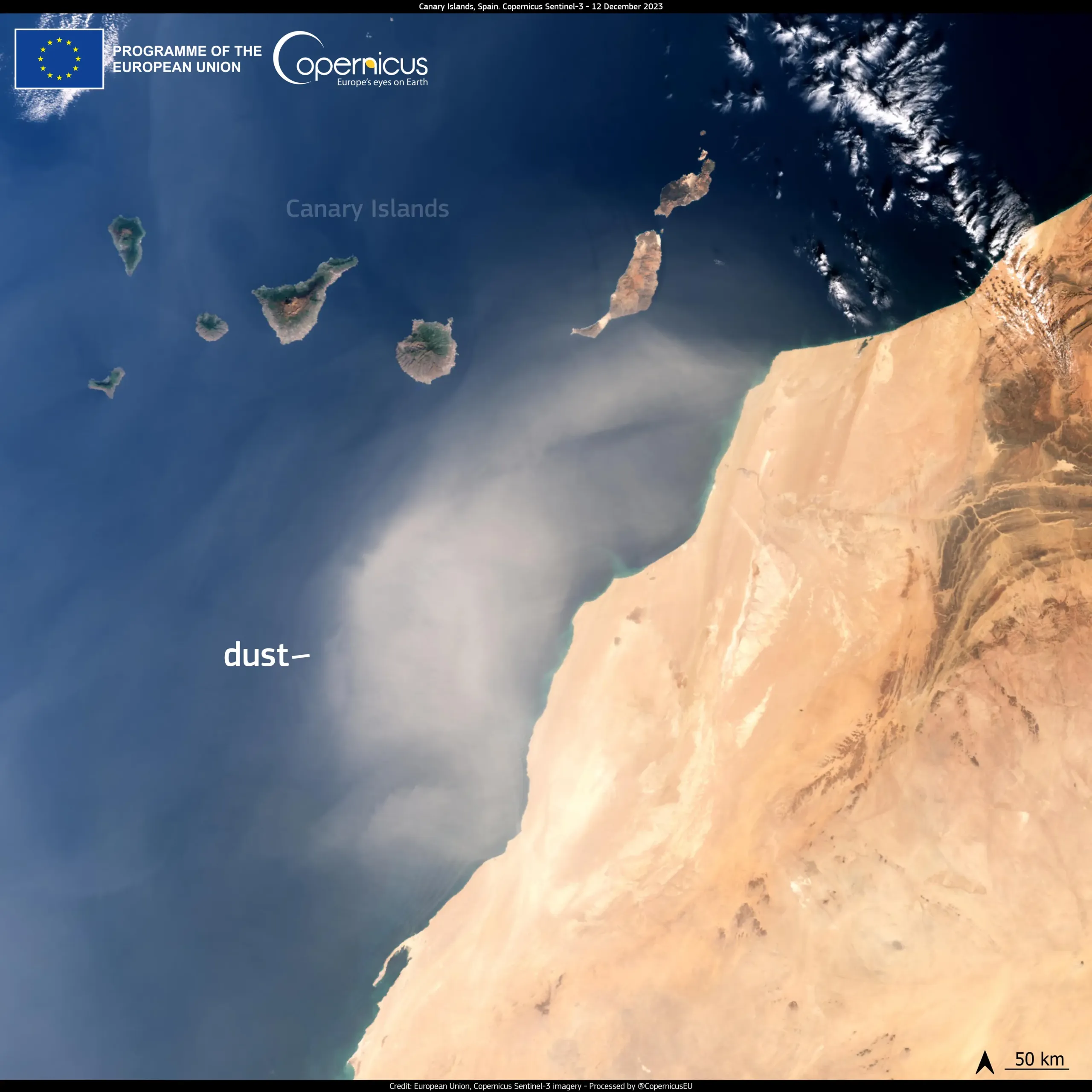 Calima strikes again in the Canary Islands