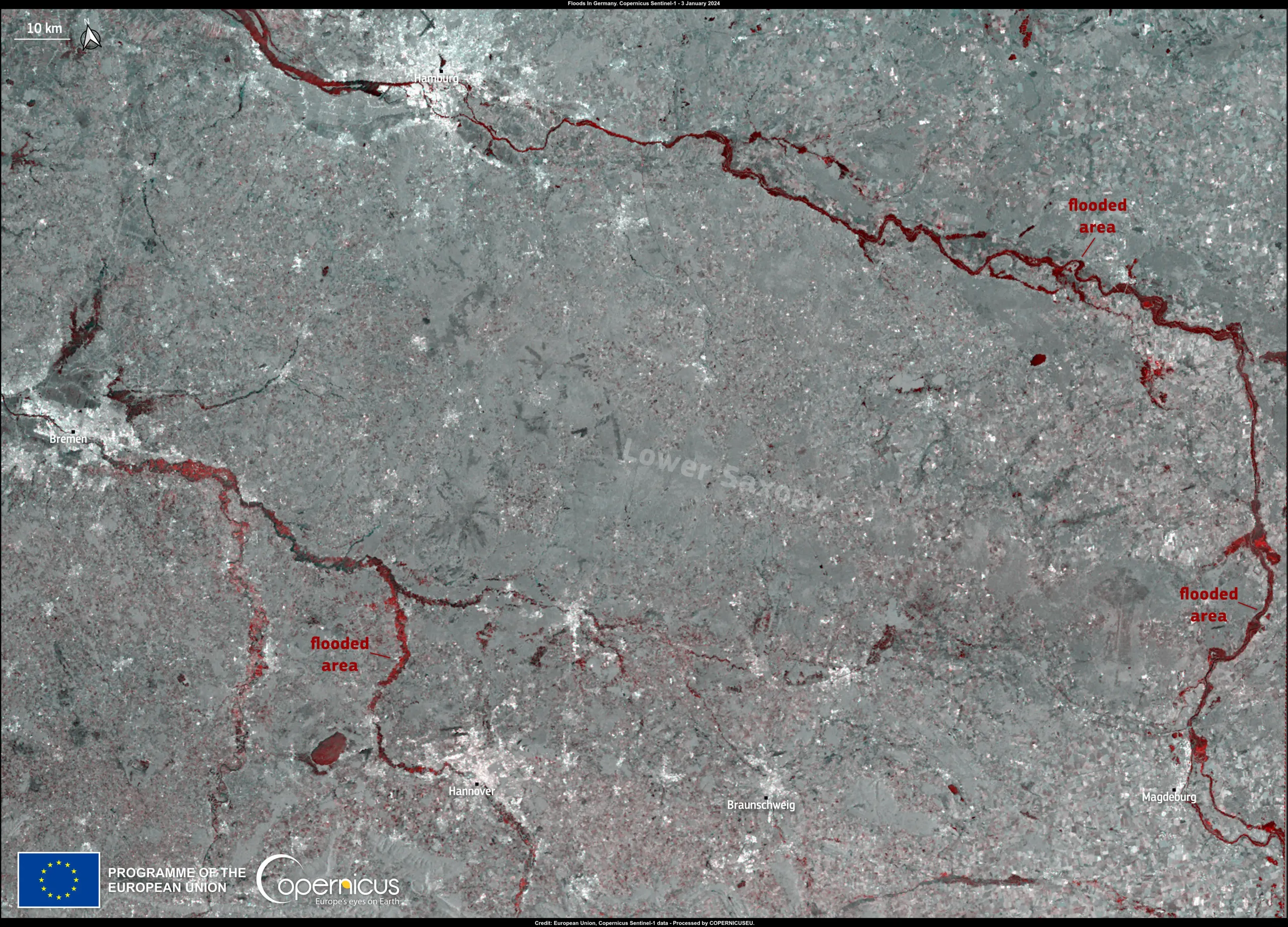 Heavy floods in Germany