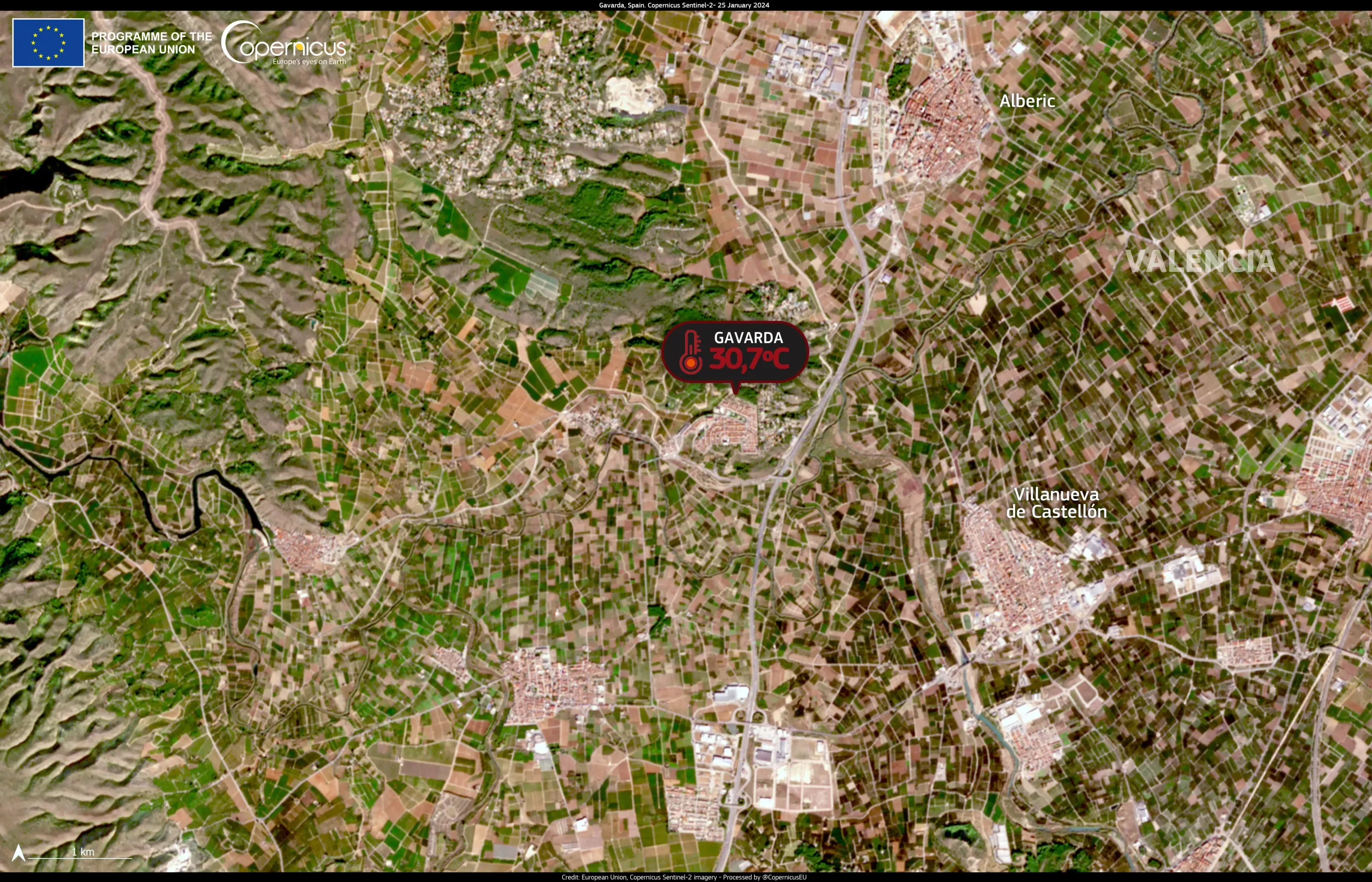 Heatwave in Spain breaks European records for January