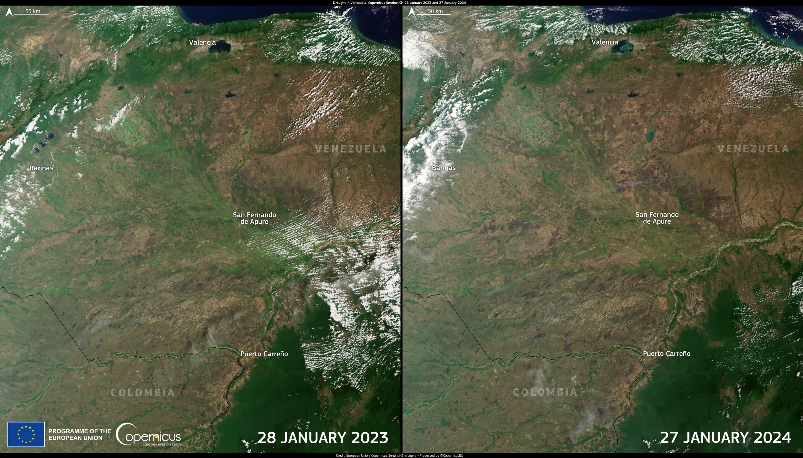 South America hit by drought and wildfires