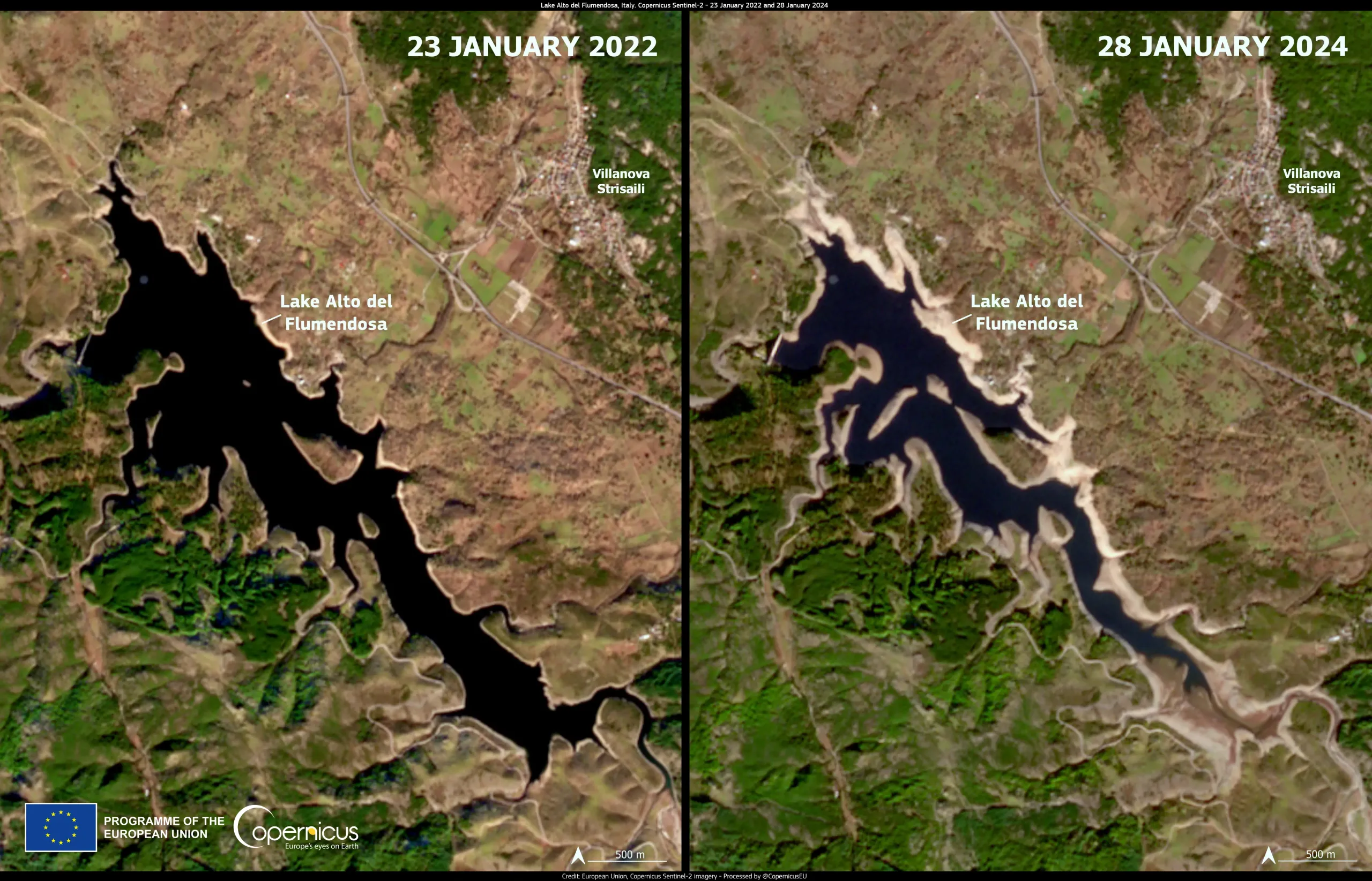 Drought in Sardinia, Italy