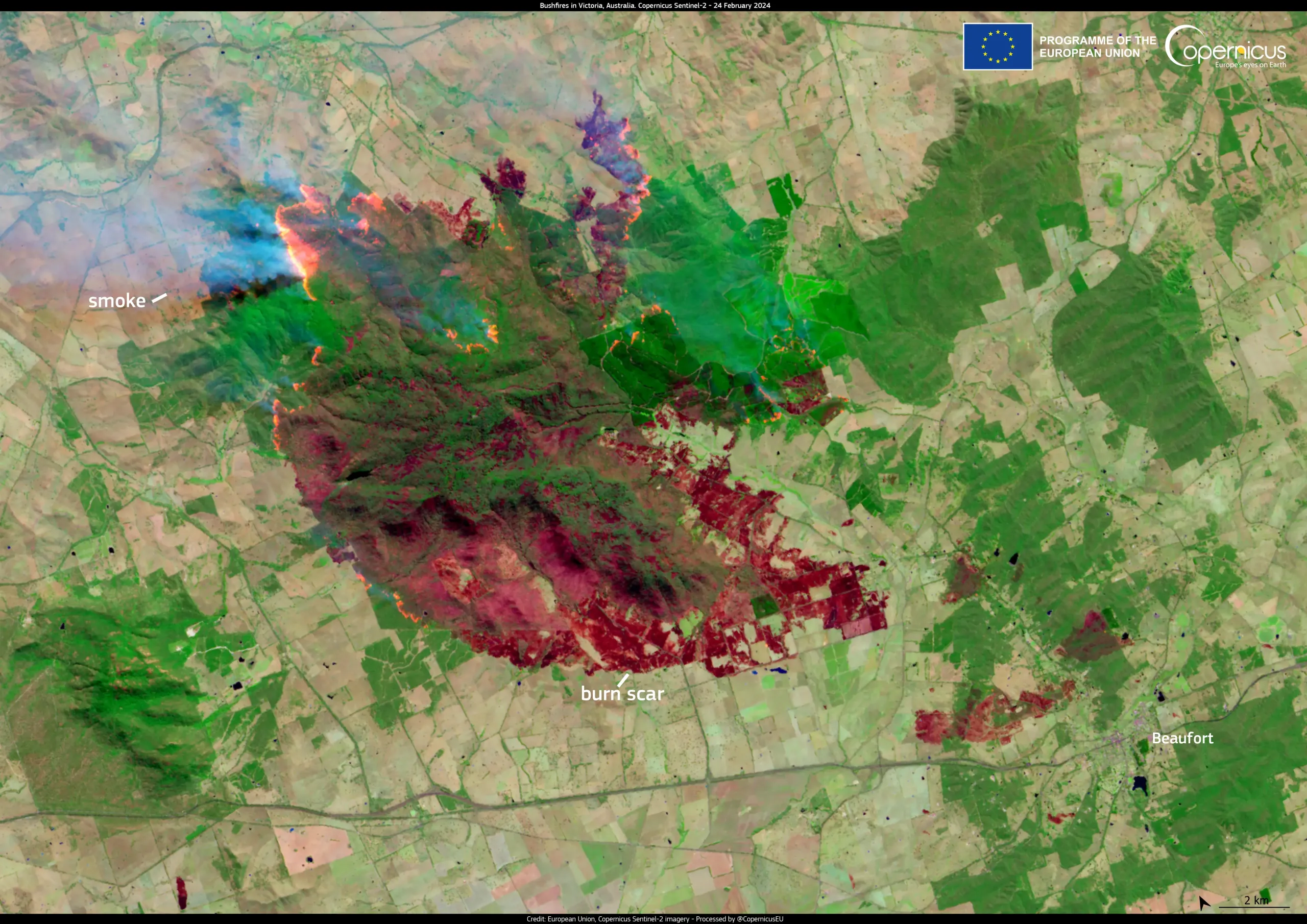 Bushfires in Australia’s Ballarat region
