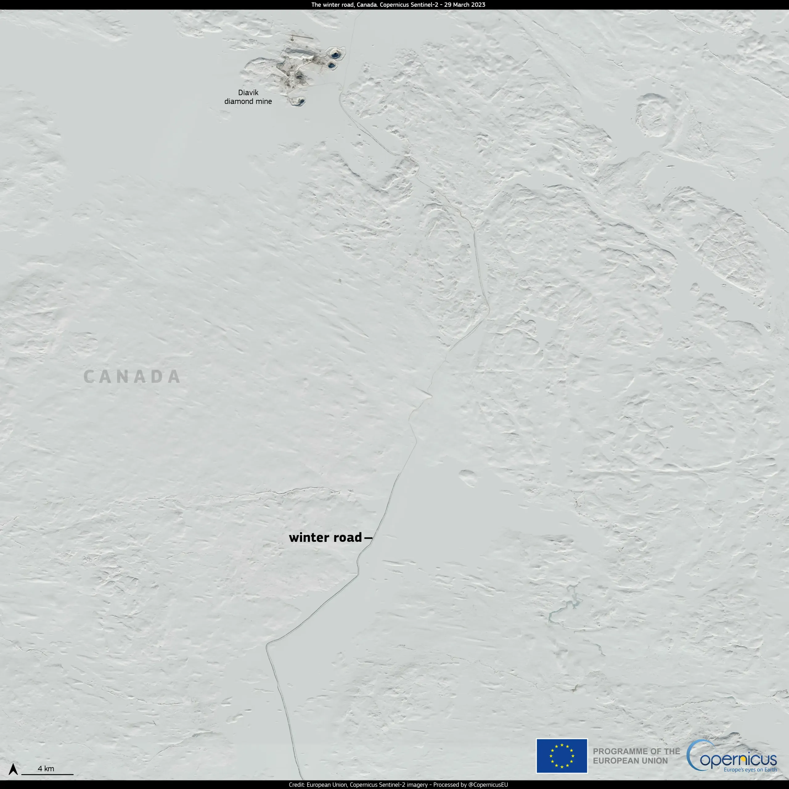 The Winter Road in Canada