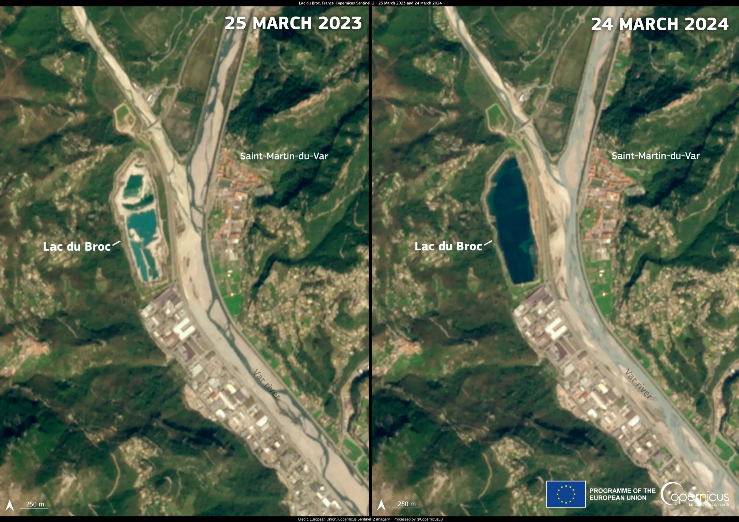 Lake Broc replenishes after record-breaking rain