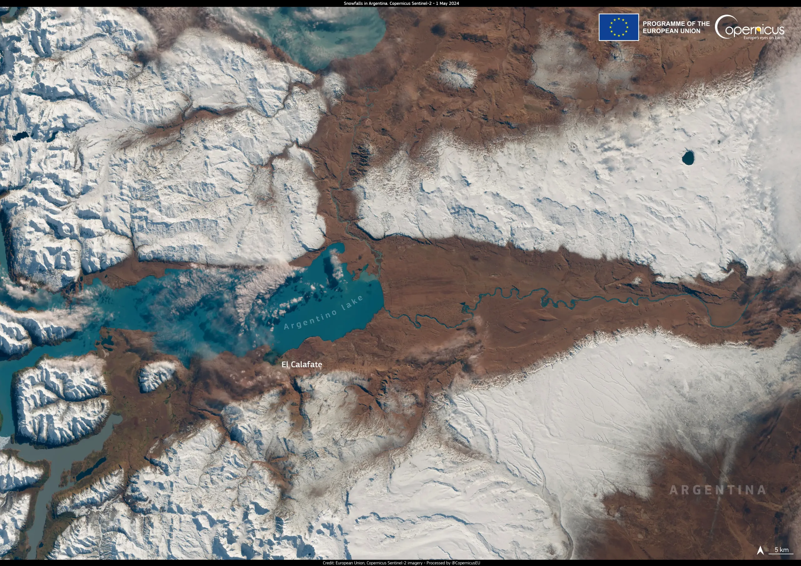 Extreme cold and snowfall in Argentina