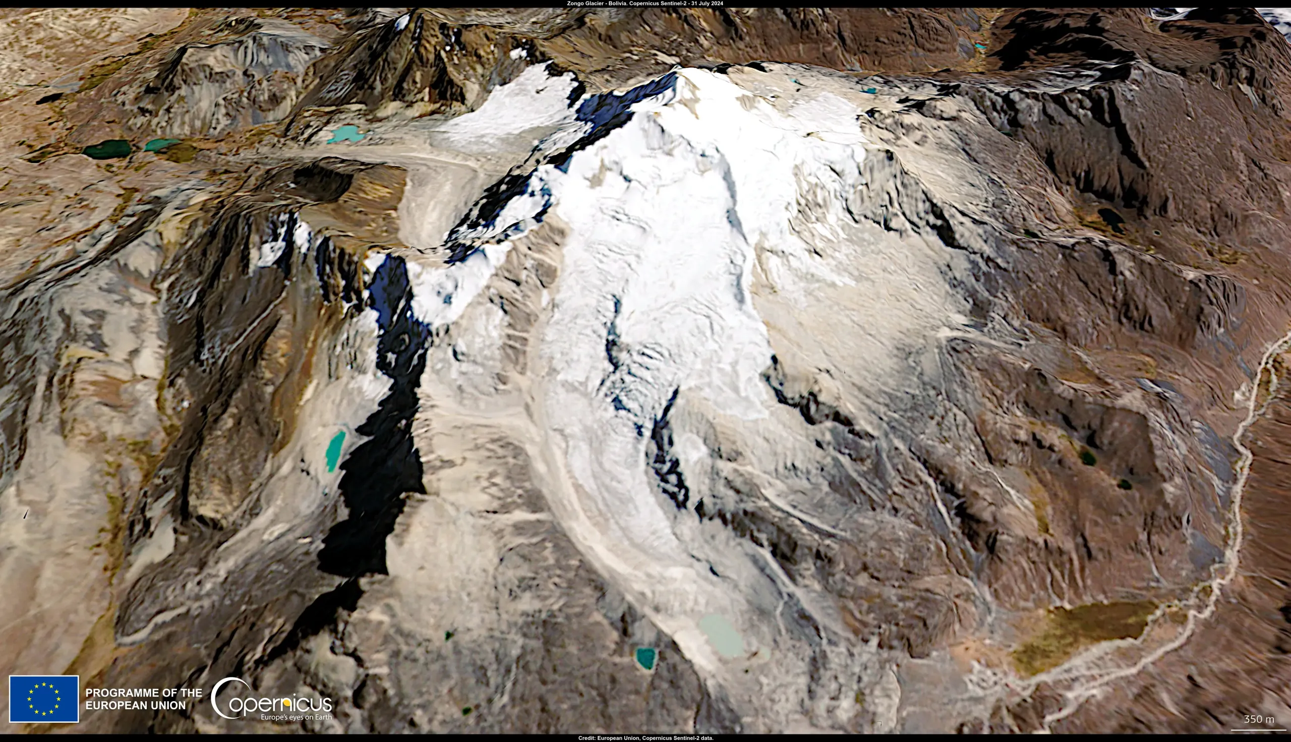 Zongo Glacier, Bolivia