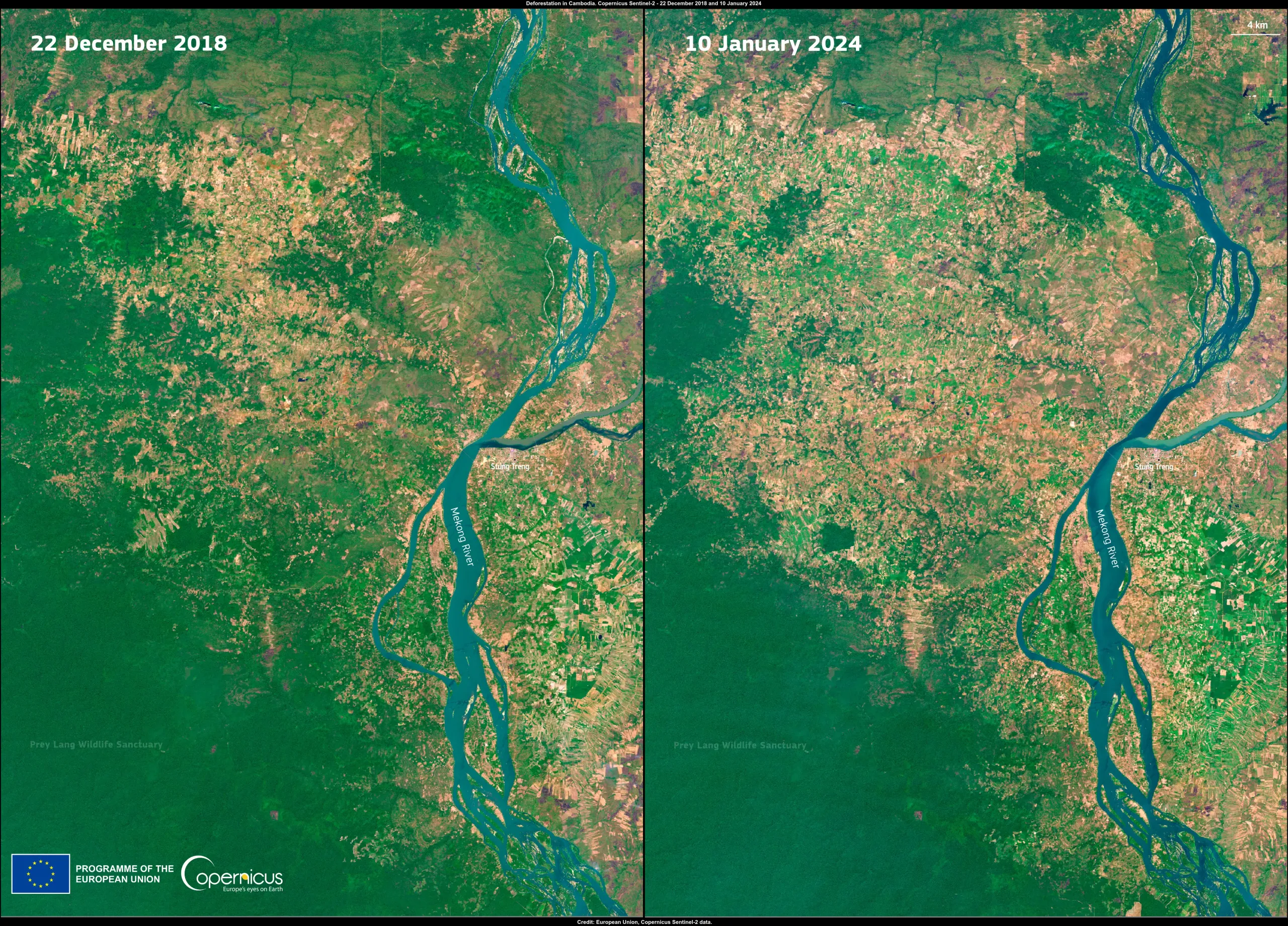 The Stung Treng Province in Cambodia
