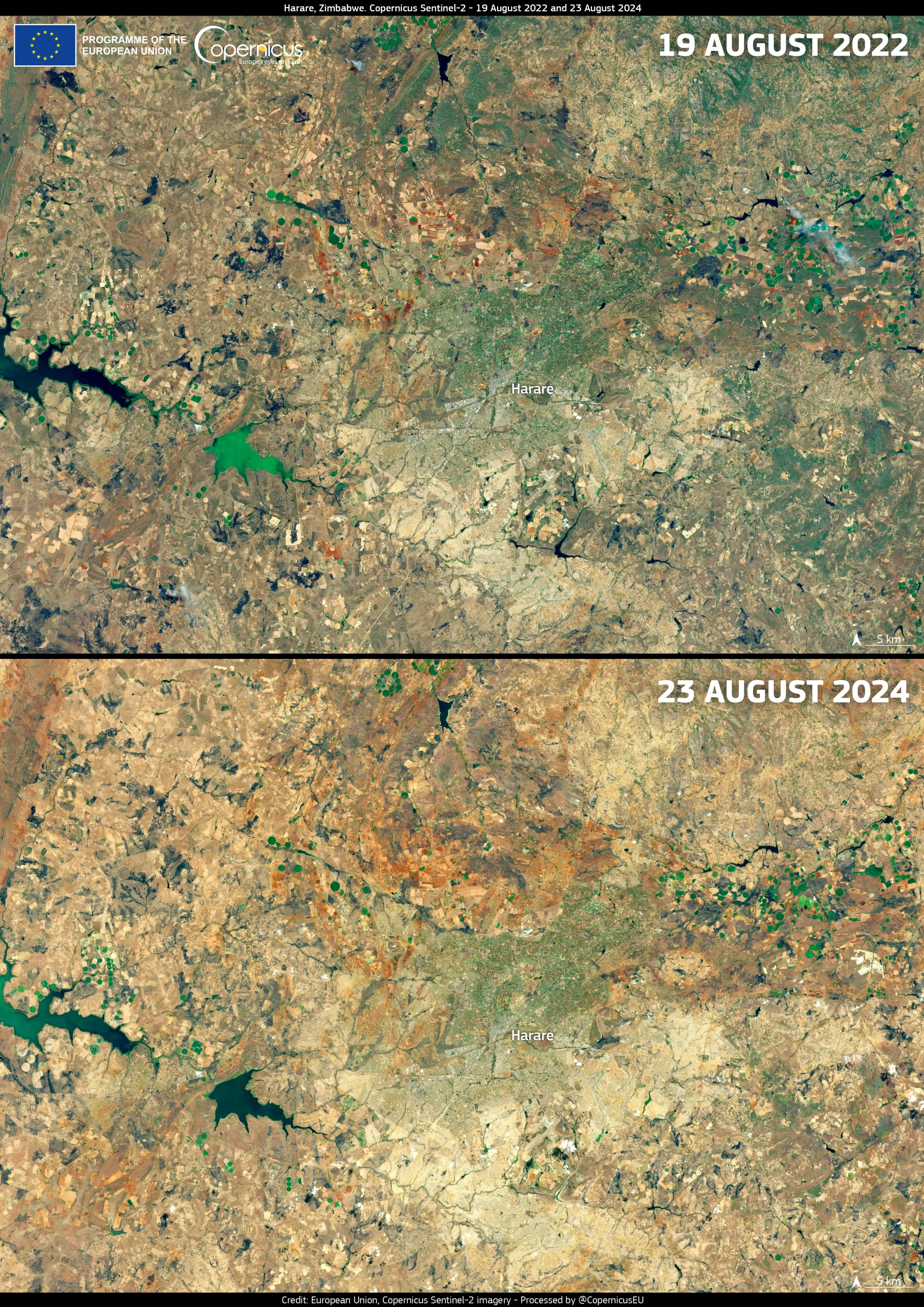 Severe drought in Zimbabwe affects agriculture and food security