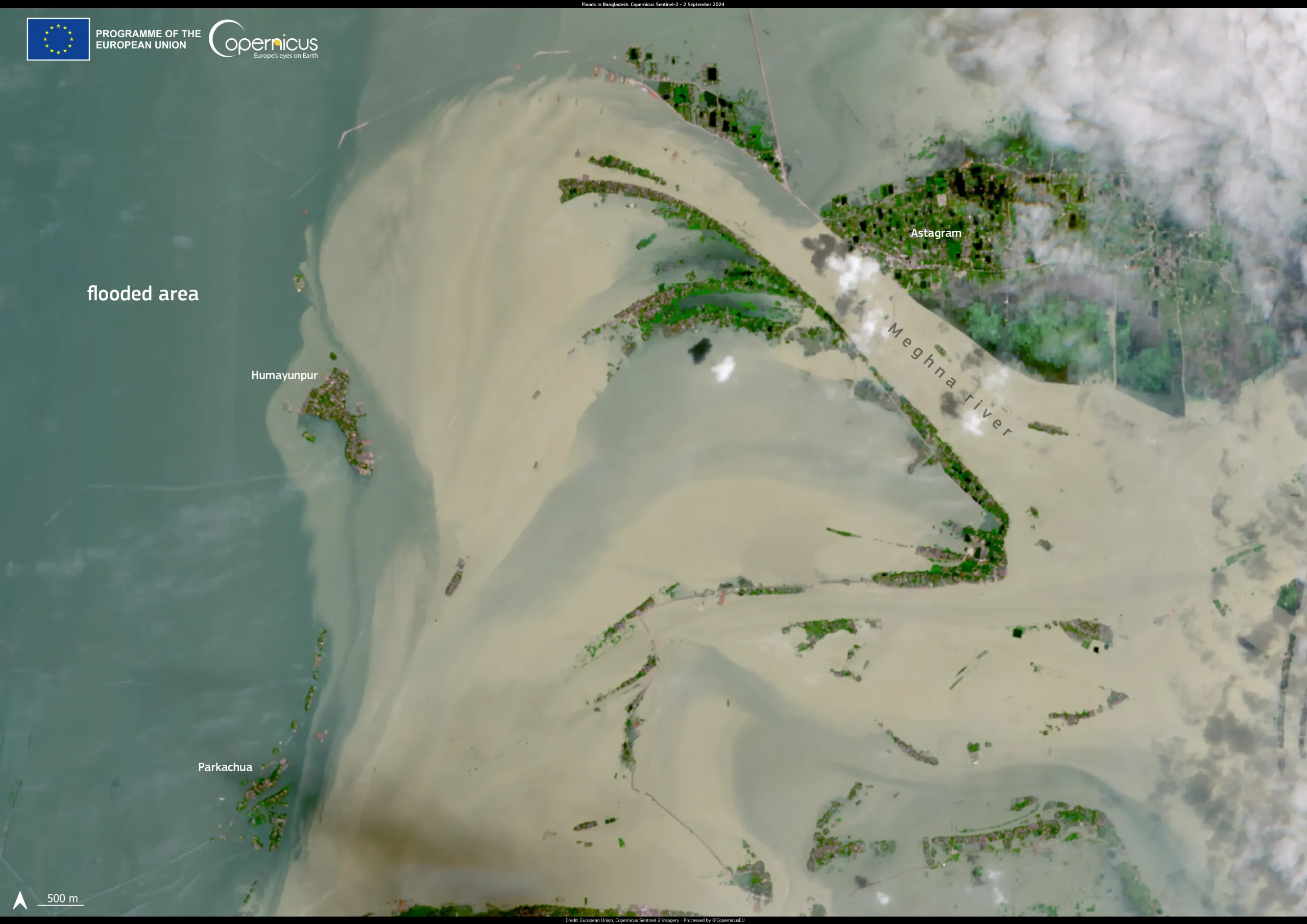 Devastating floods in eastern Bangladesh