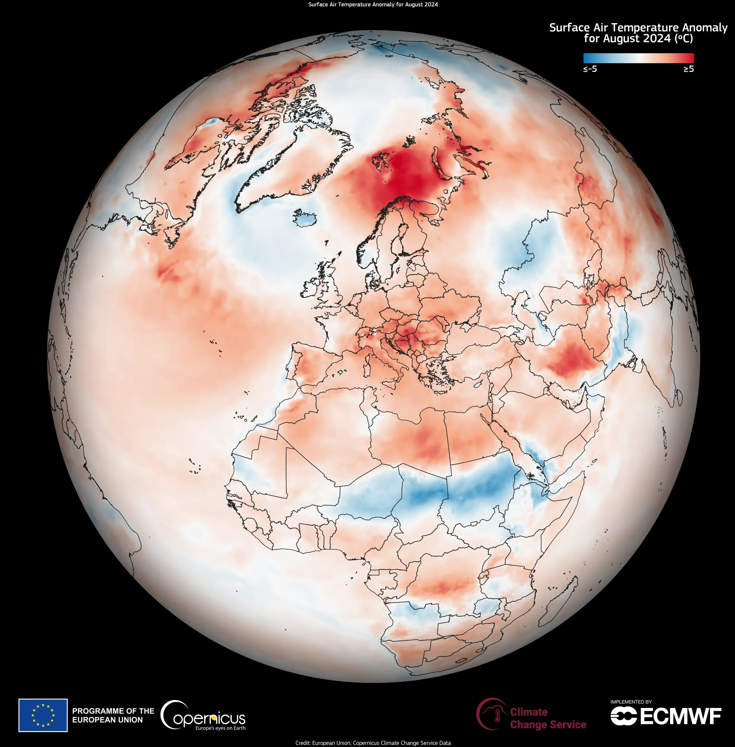 August 2024, the warmest August on record