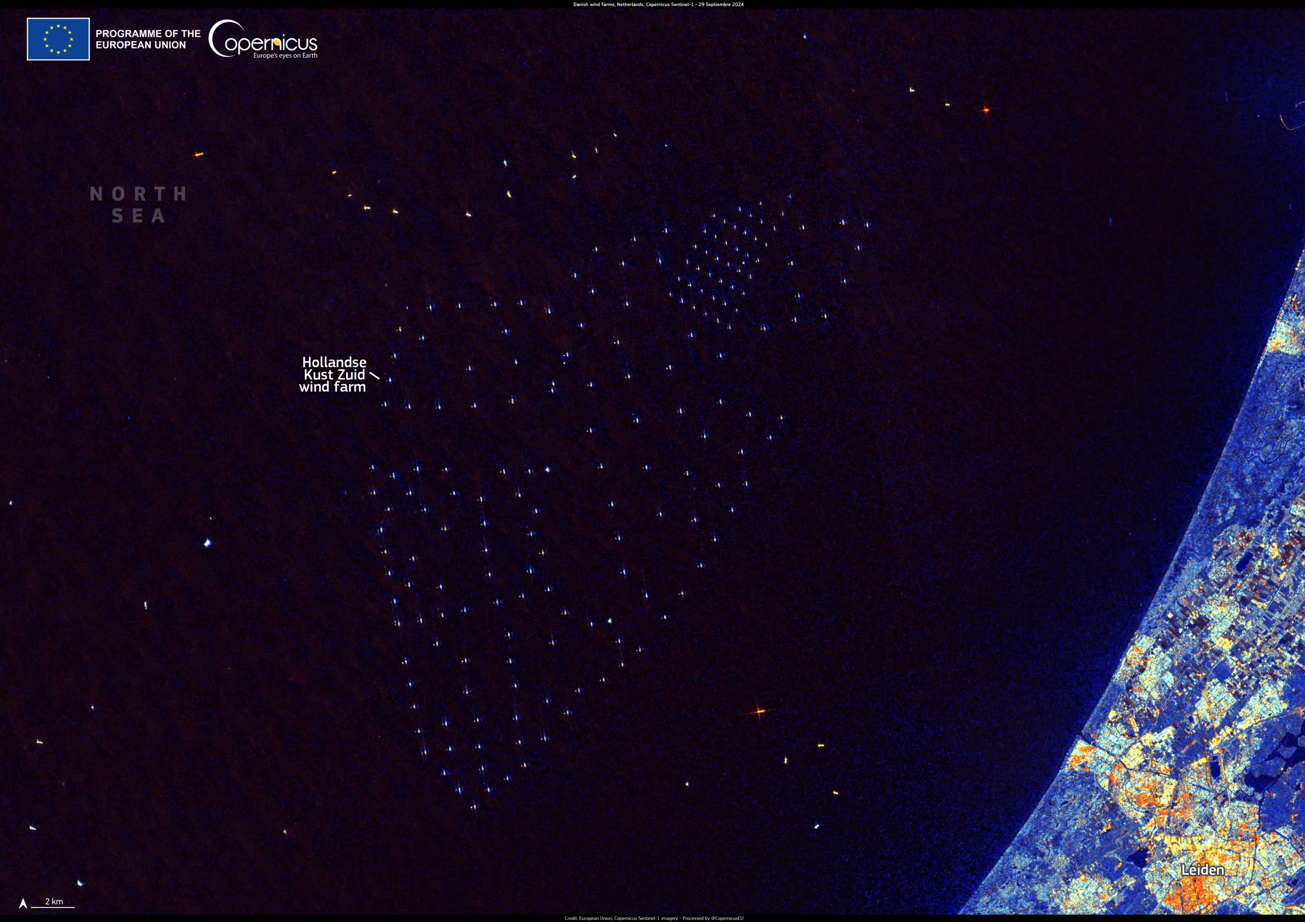The Hollandse Kust wind farm, the Netherlands