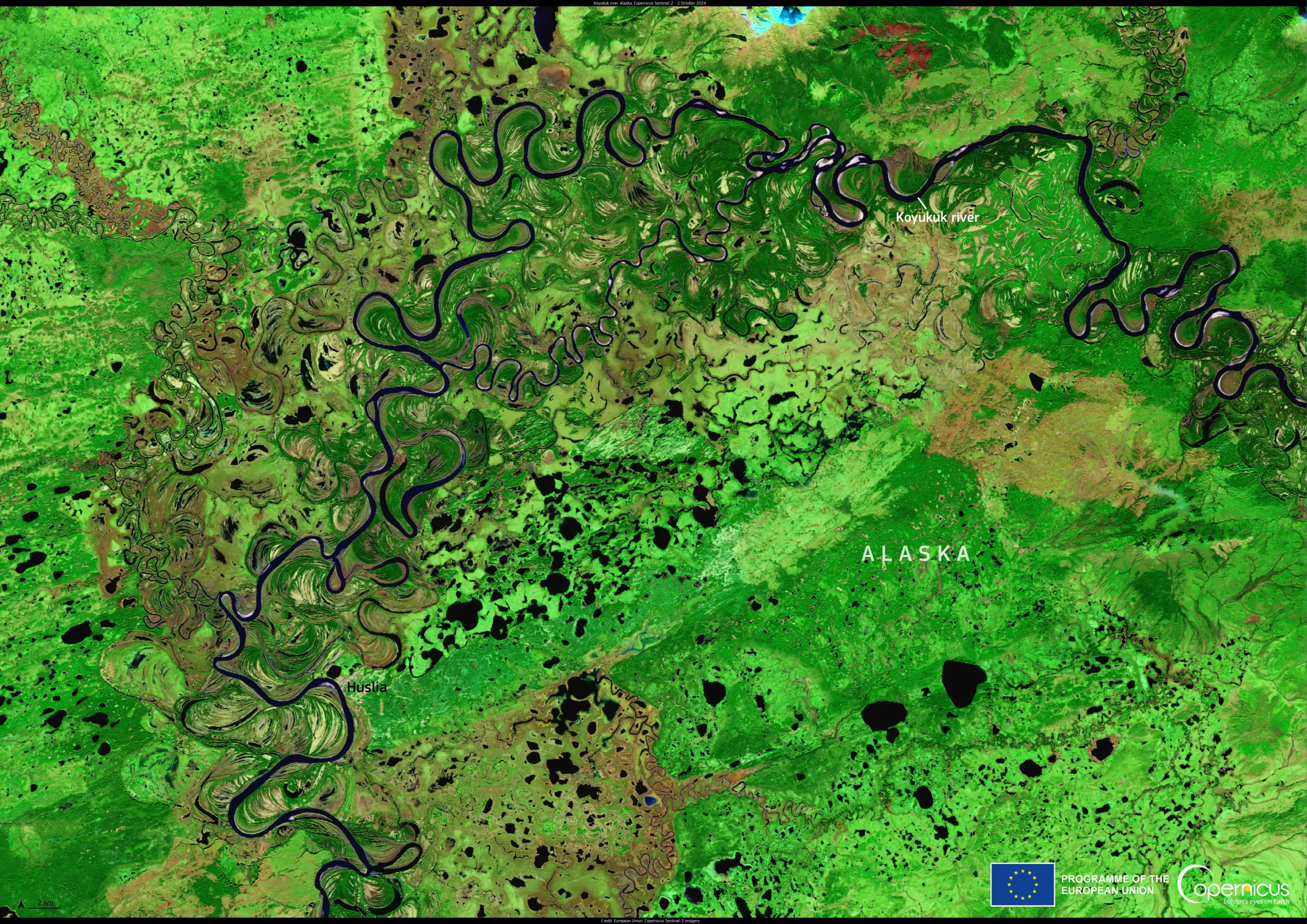 The Koyukuk River in Alaska