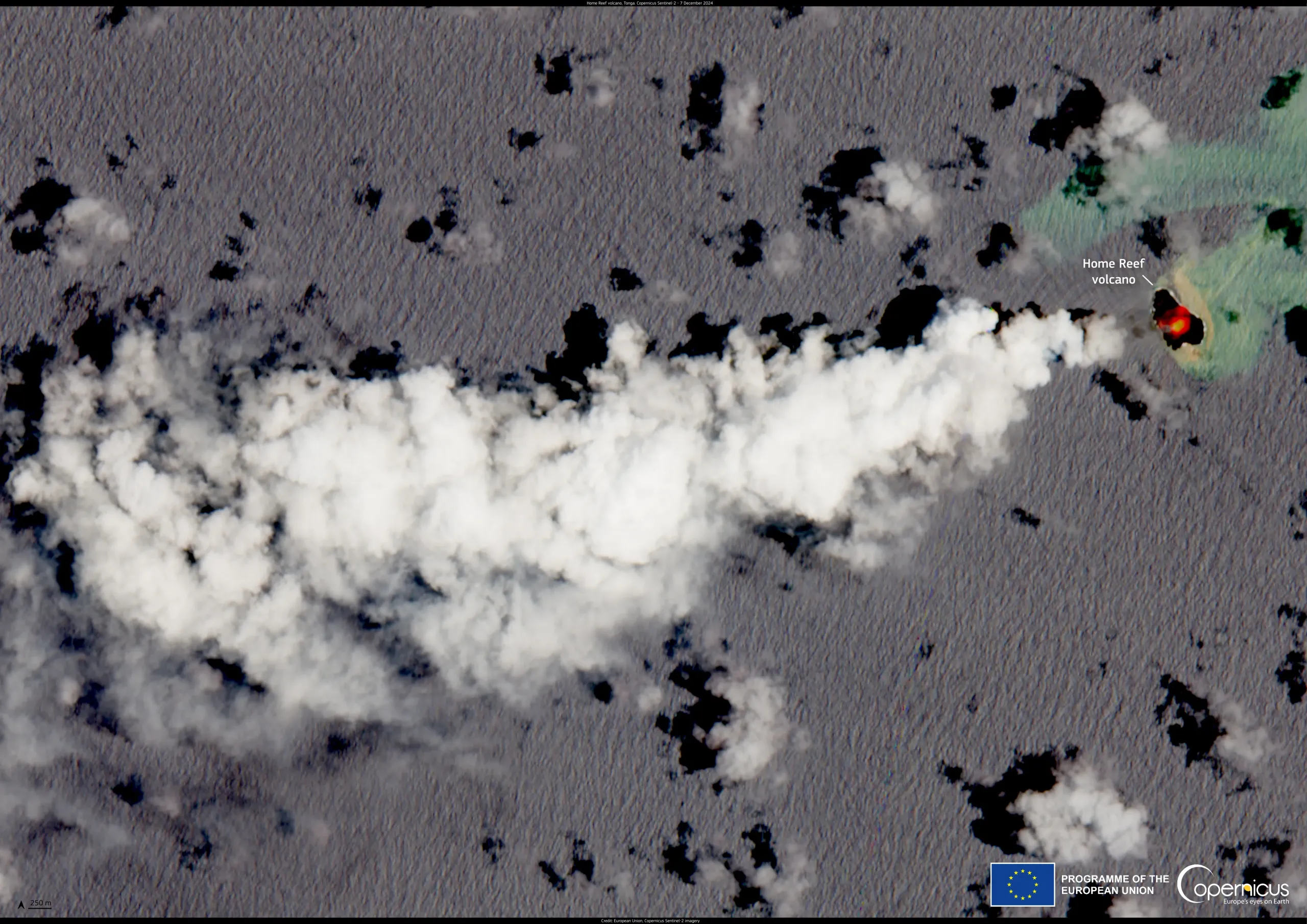 A new eruption of the Home Reef volcano, Tonga