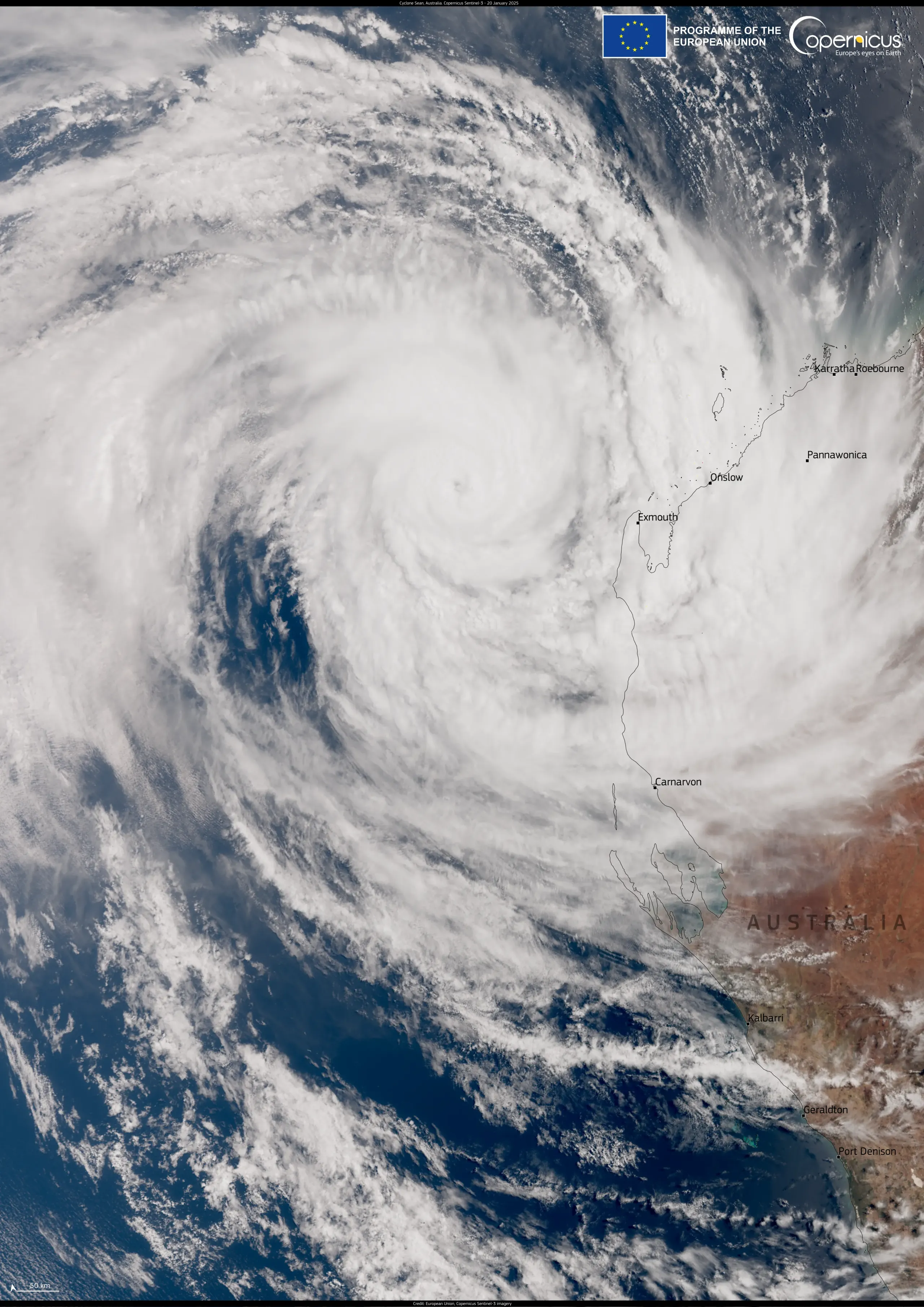 Tropical Cyclone Sean, Australia