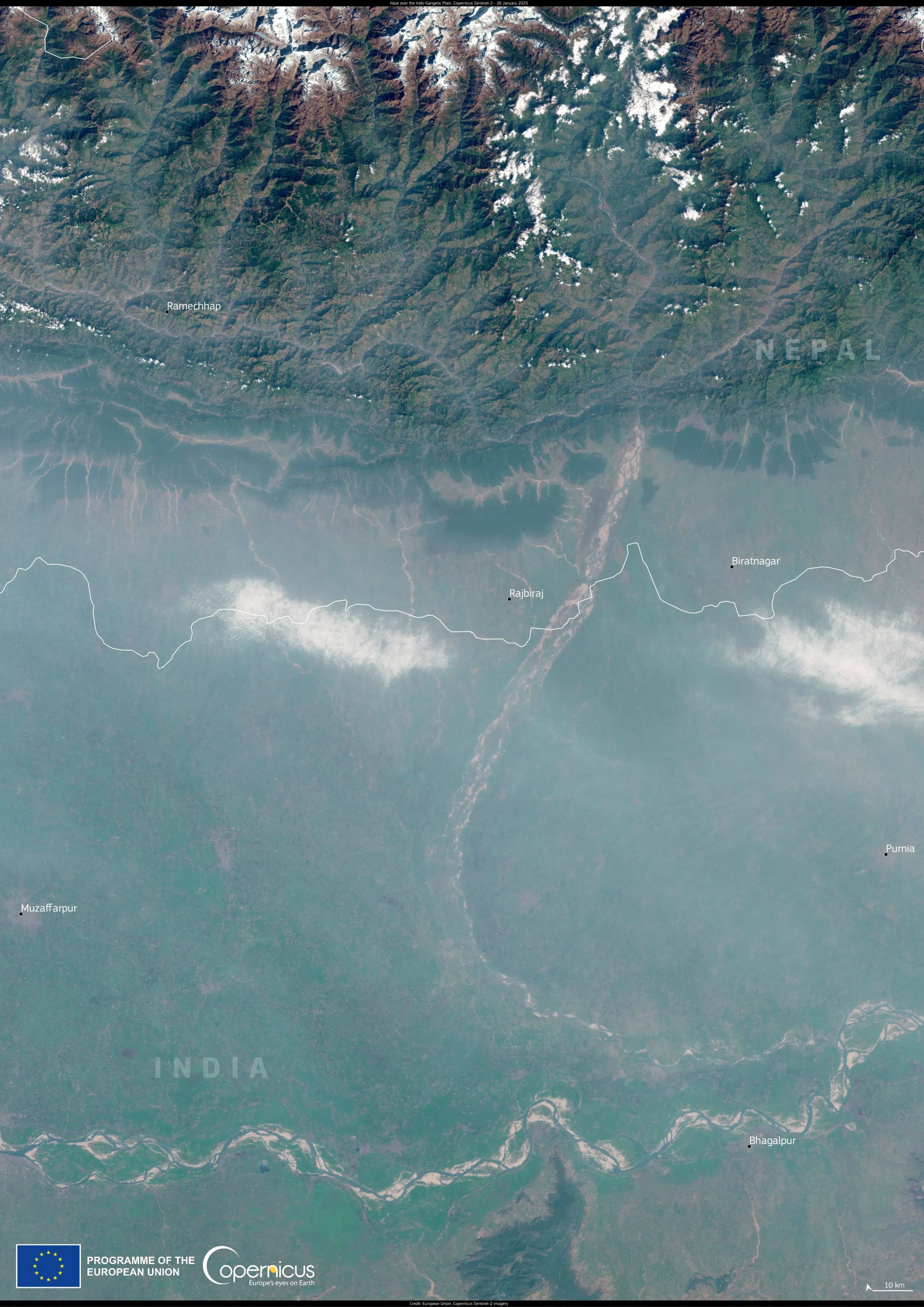 Haze over the Indo-Gangetic Plain