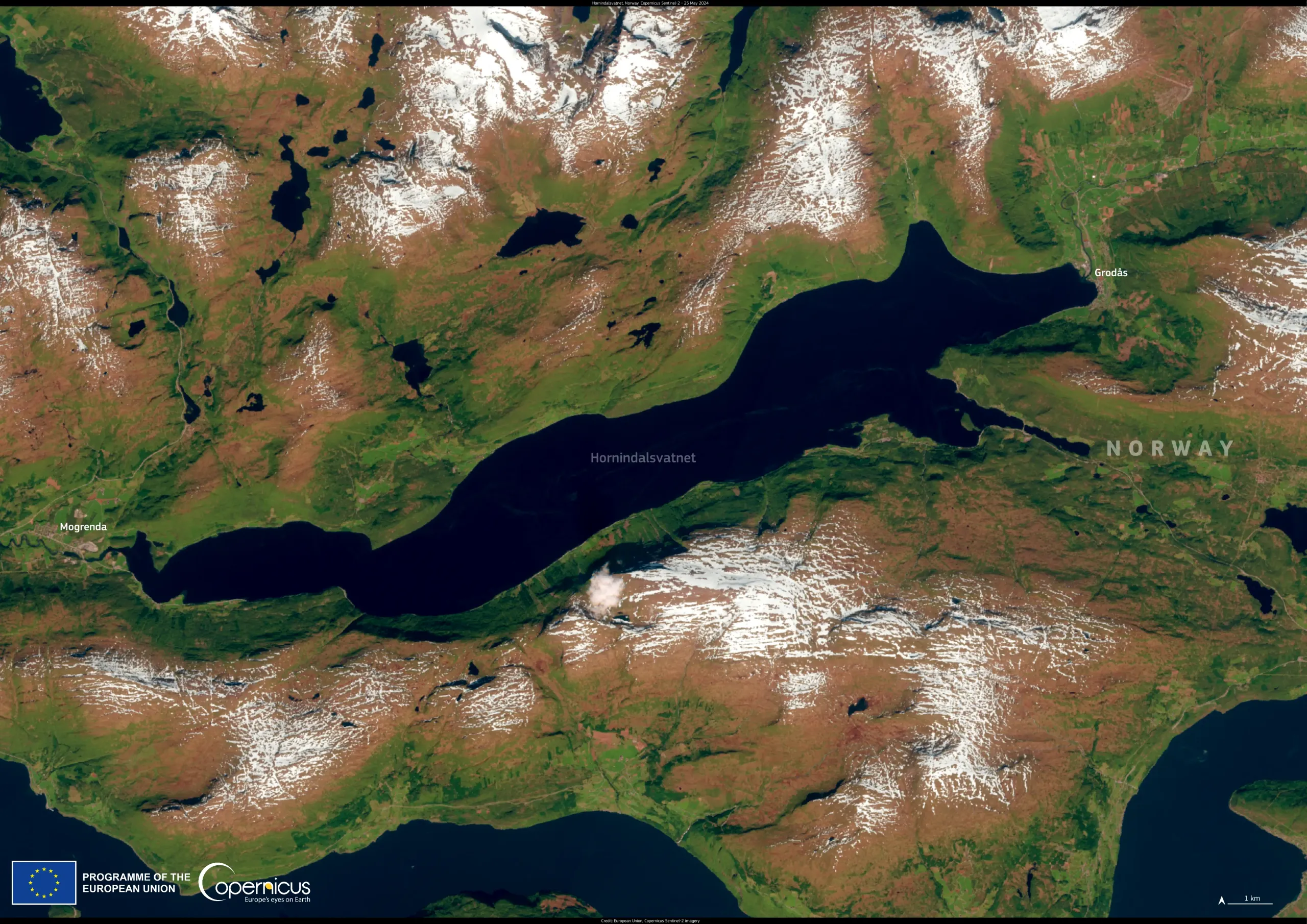 Hornindalsvatnet, Norway