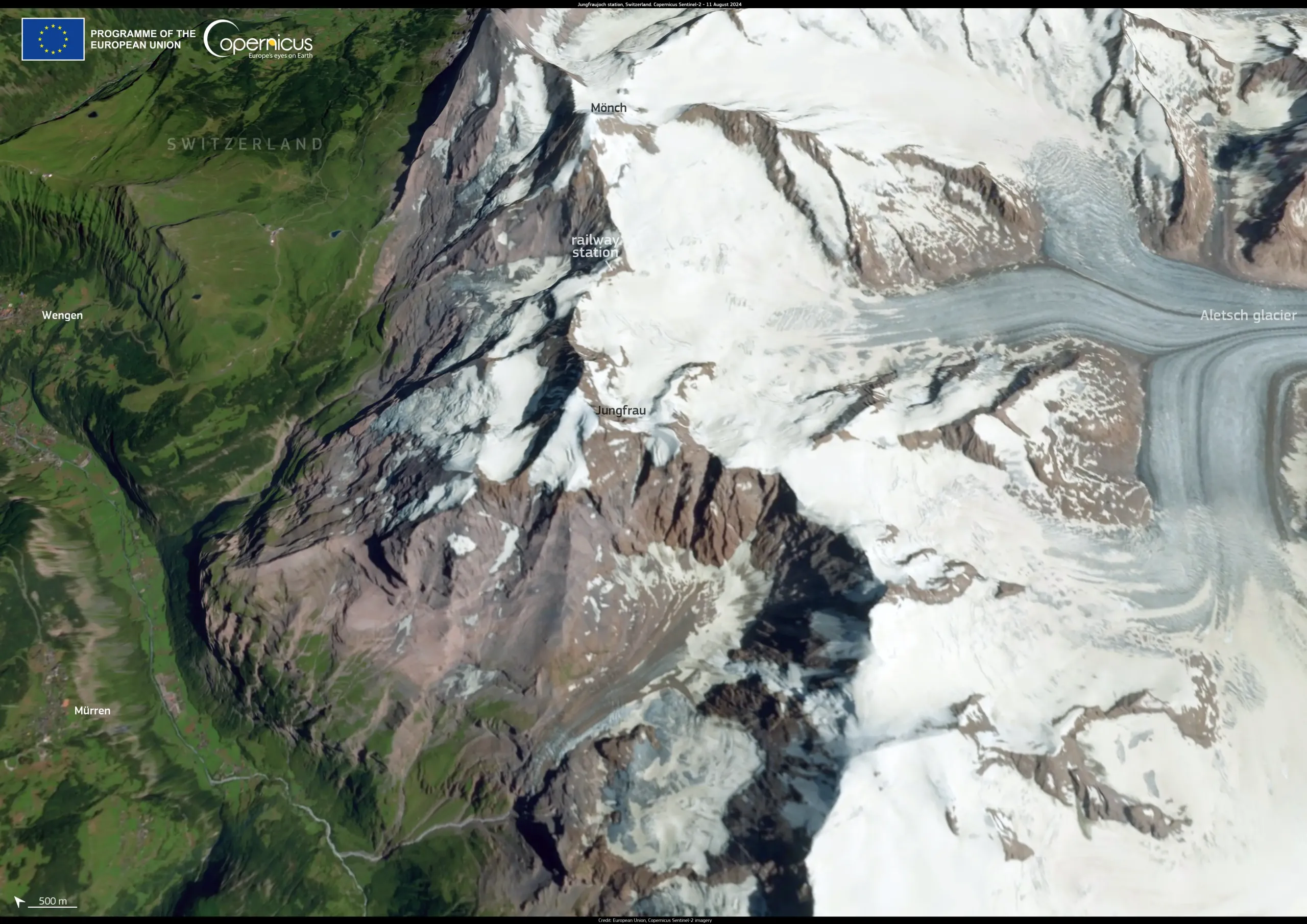 Jungfraujoch, the highest railway station Europe