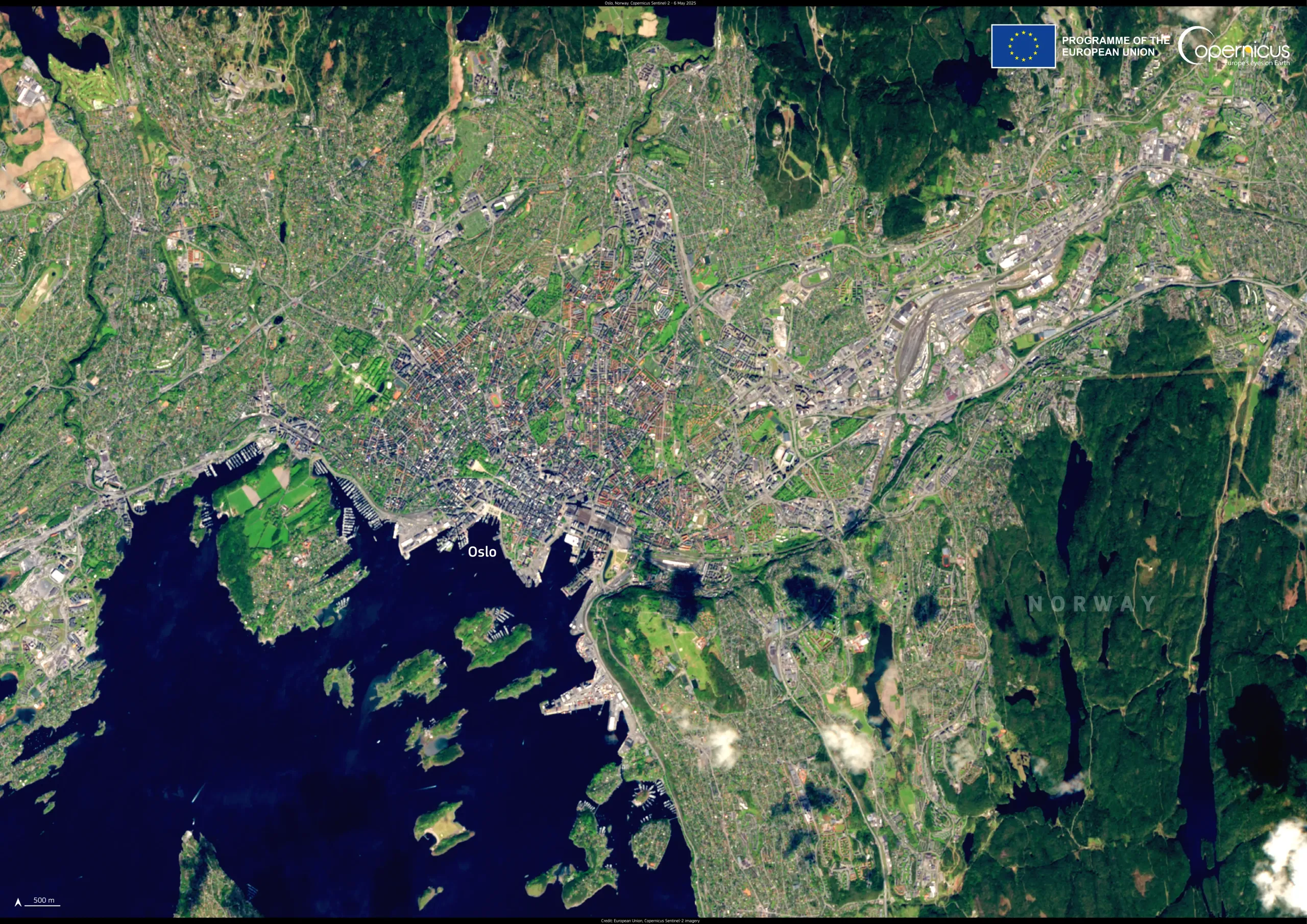 Oslo, Norway, the European capital with the highest tree cover
