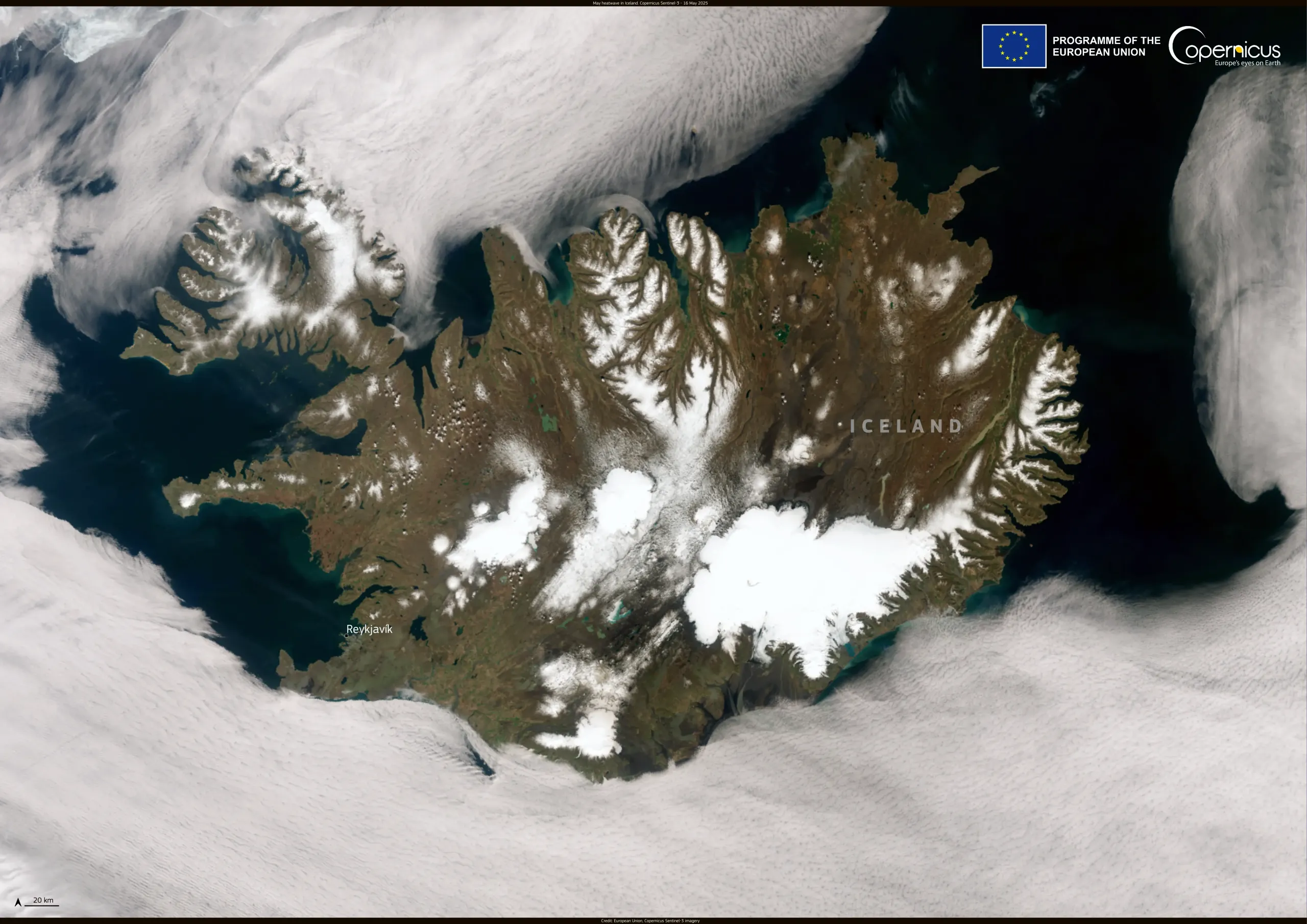 May heatwave in Iceland