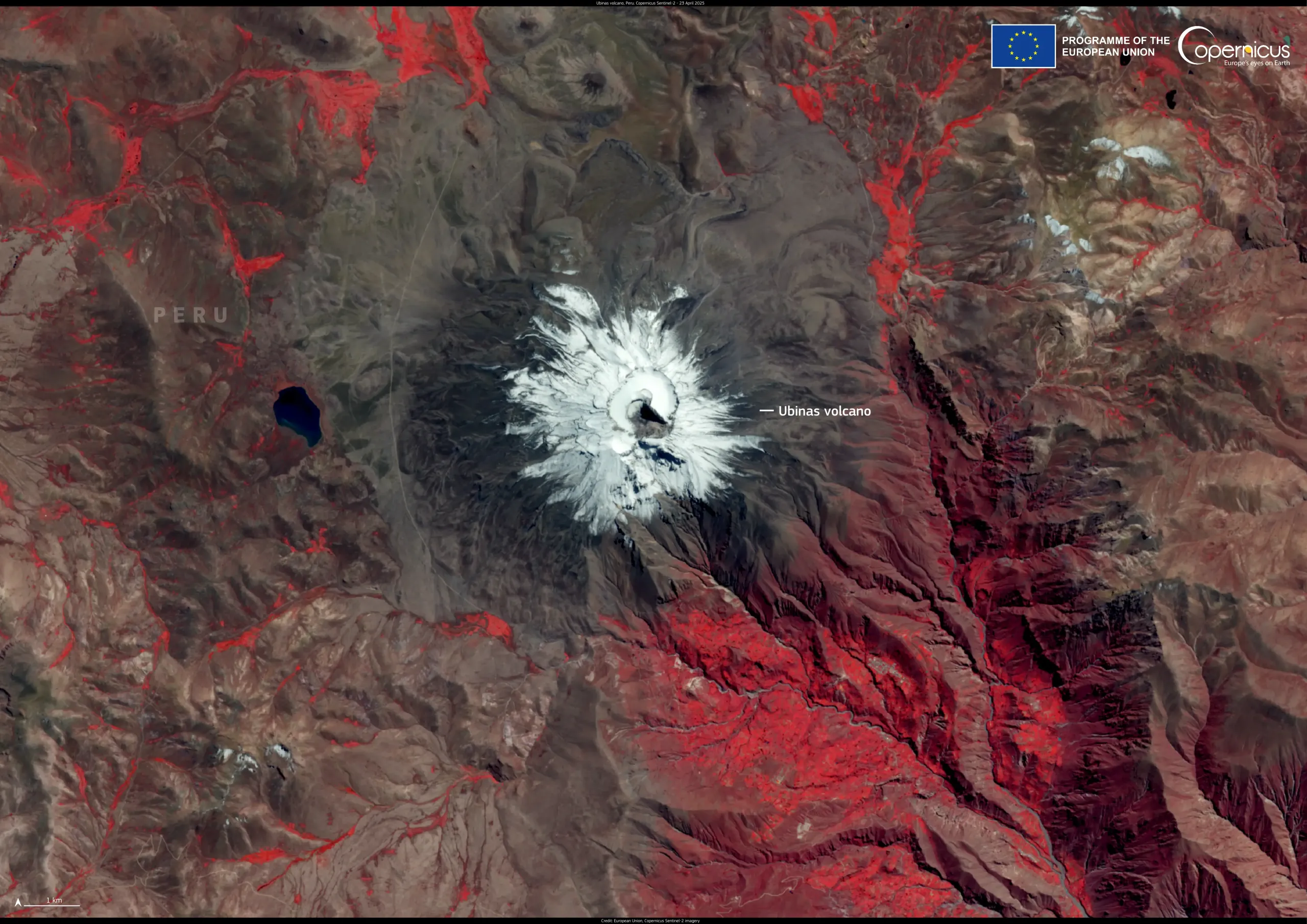 The Ubinas Volcano, Peru