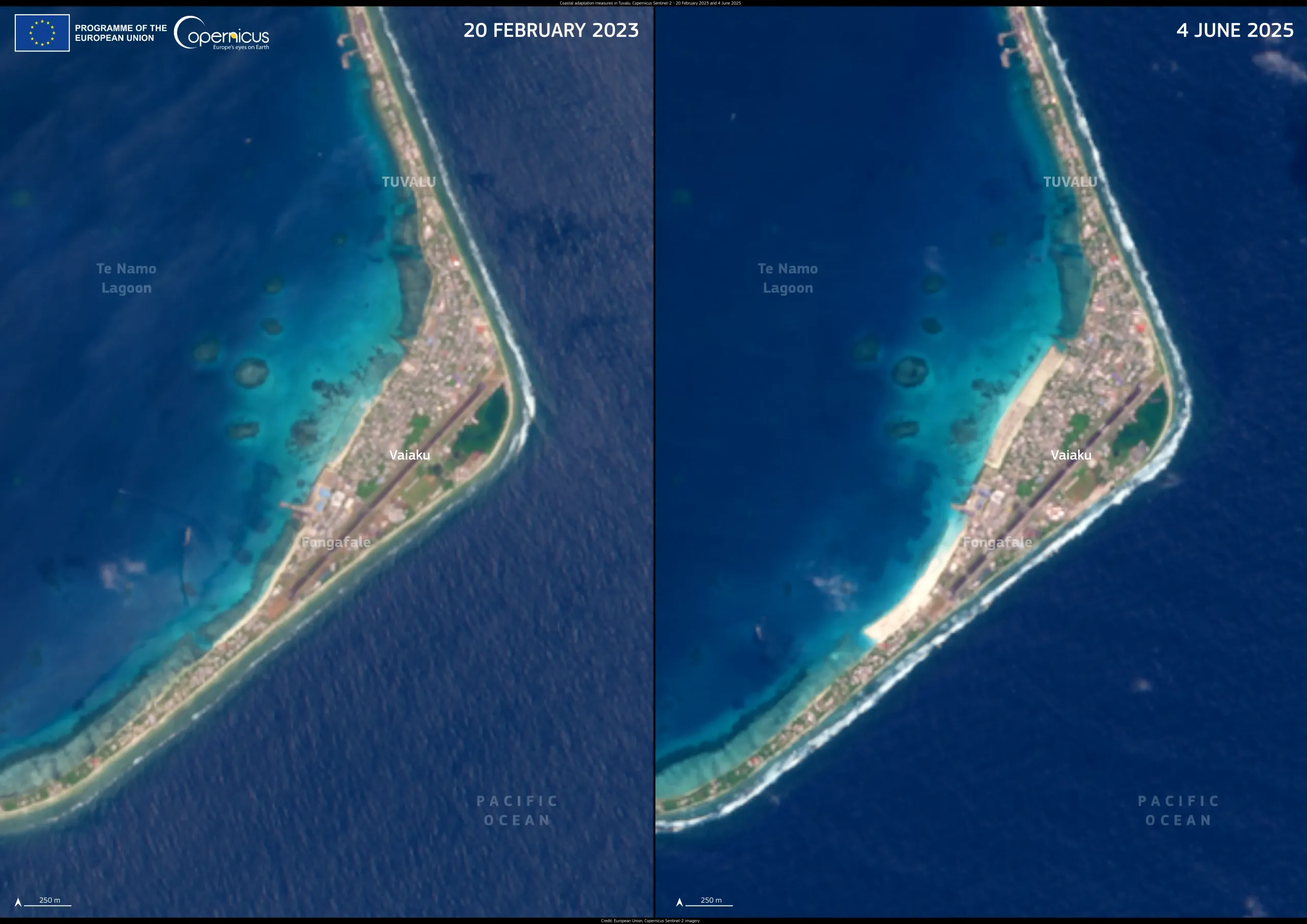 Coastal adaptation measures in Tuvalu
