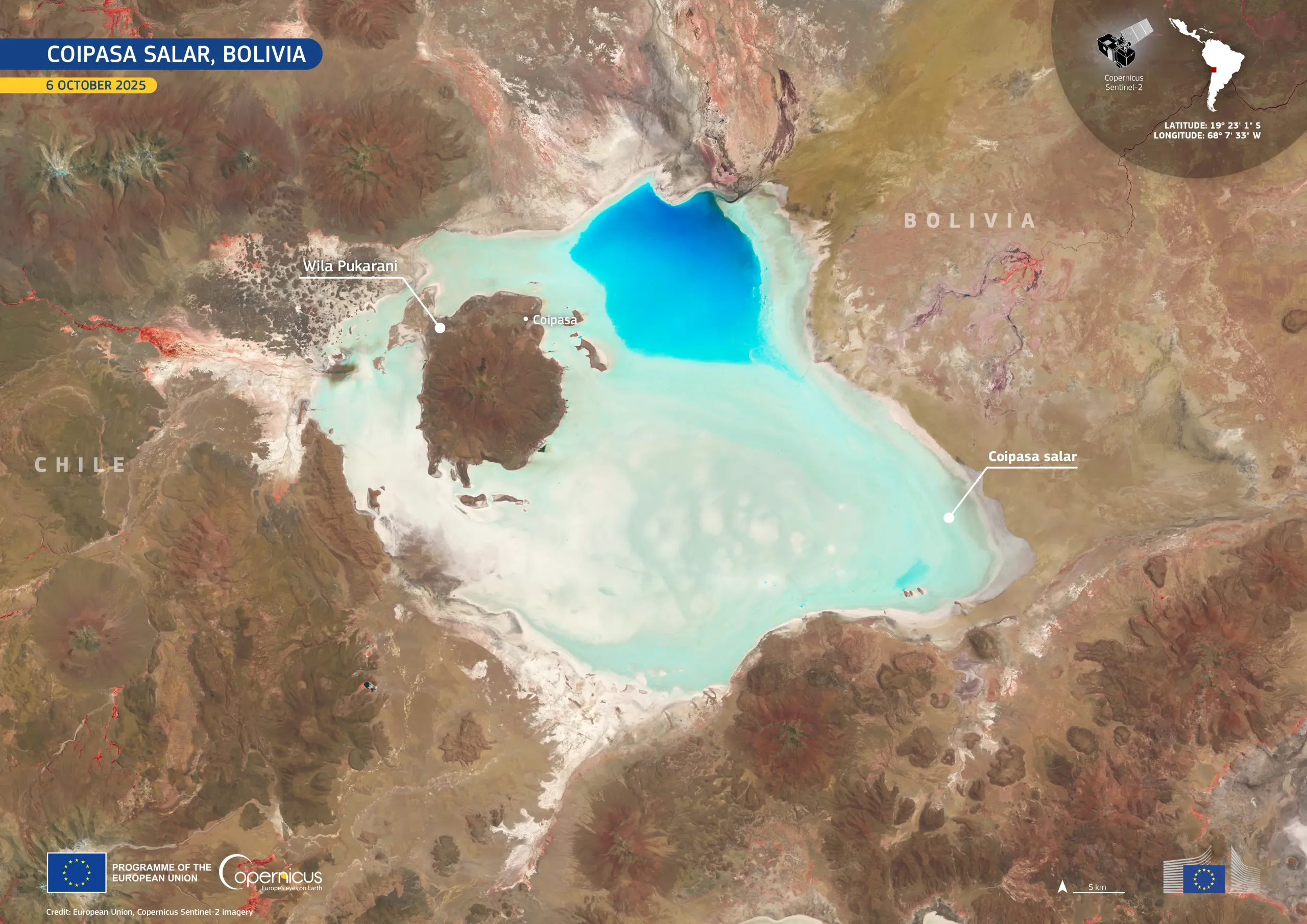 Coipasa Salar, Bolivia