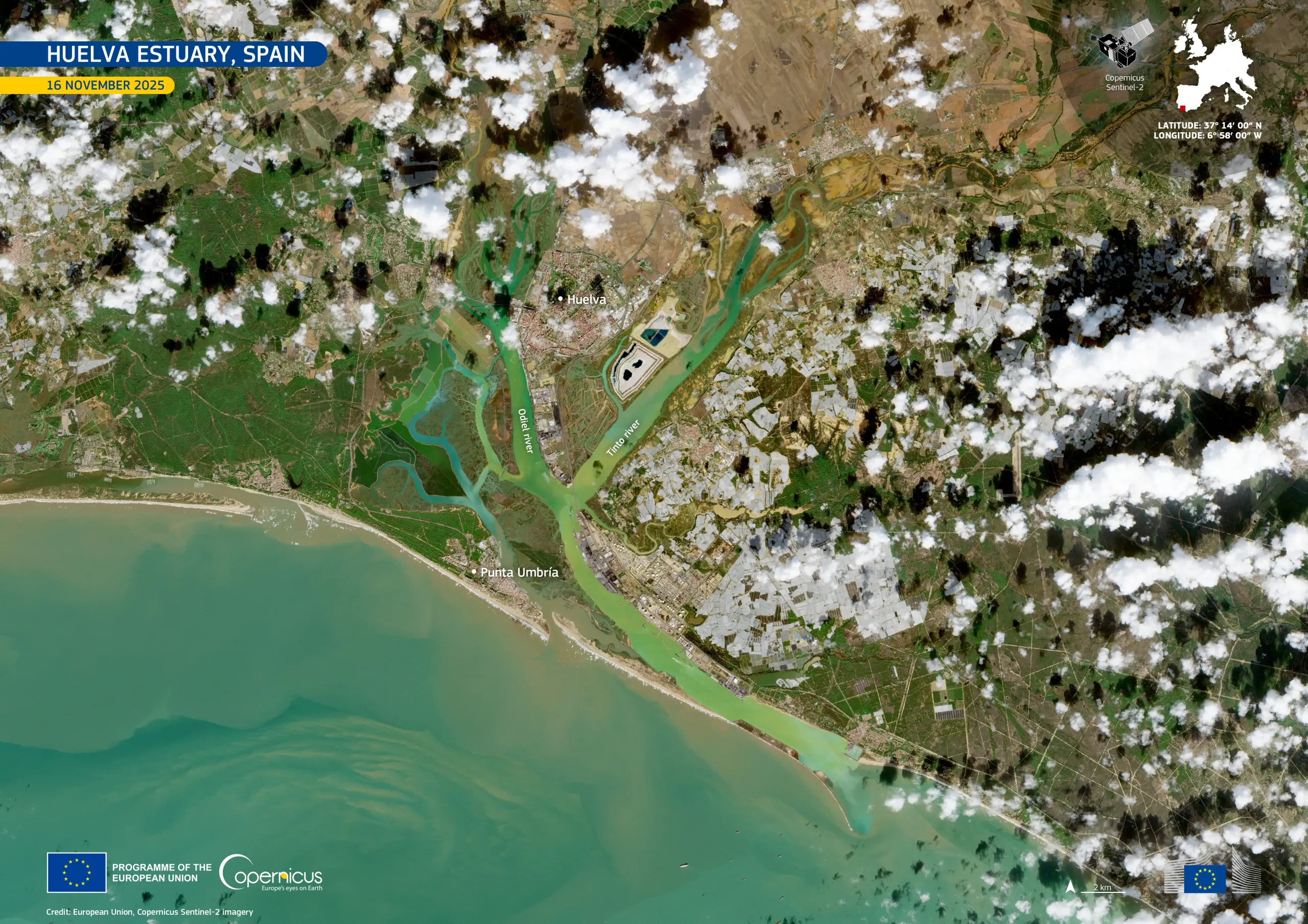 Huelva estuary, Spain