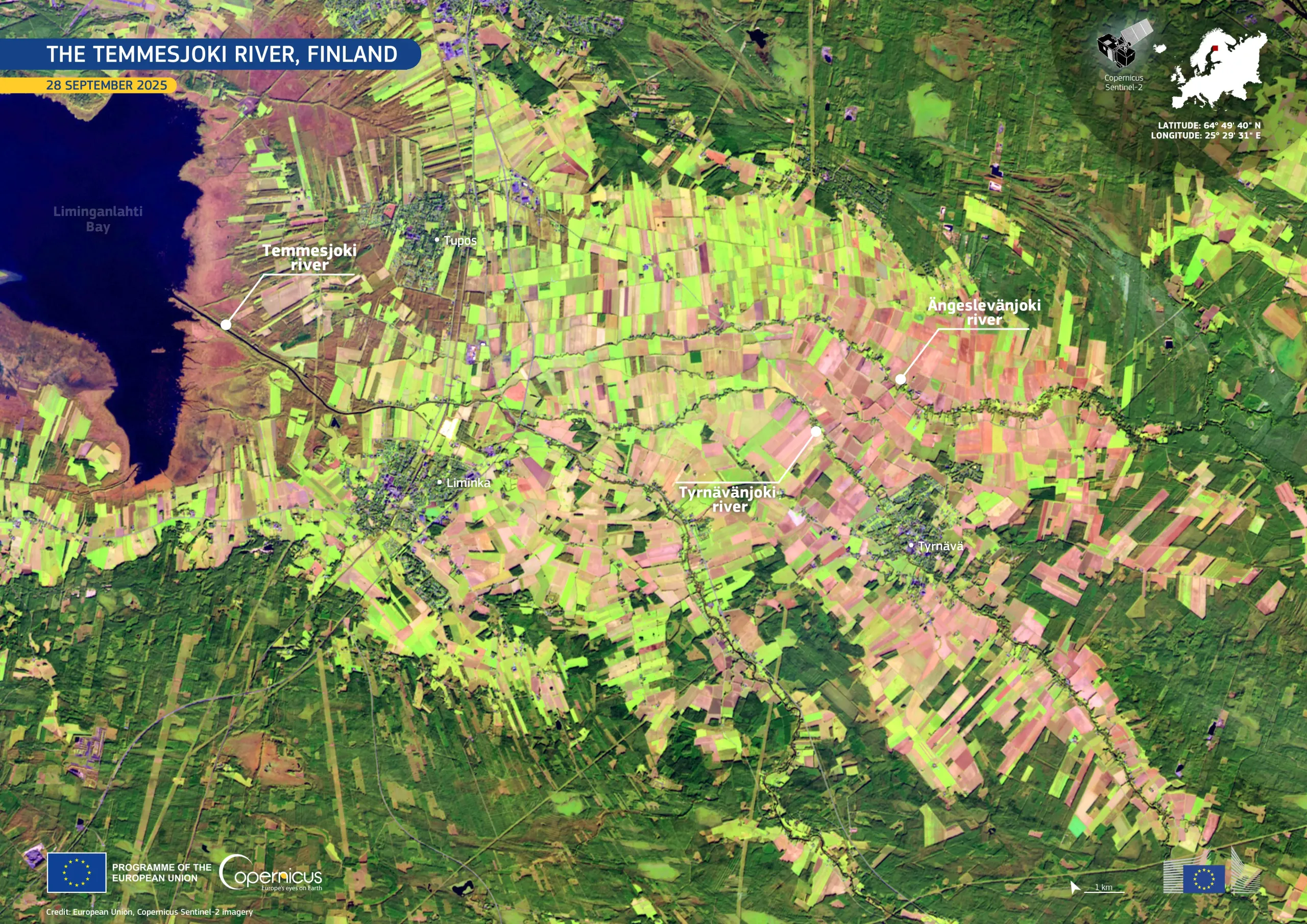 The Temmesjoki River, Finland
